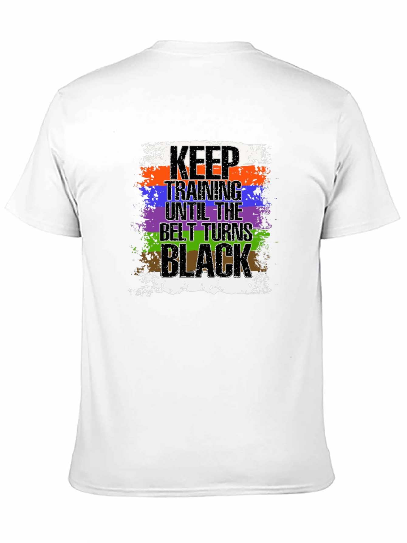 Black Keep Training Until Black Belt T-Shirt Jiu Jitsu view 11