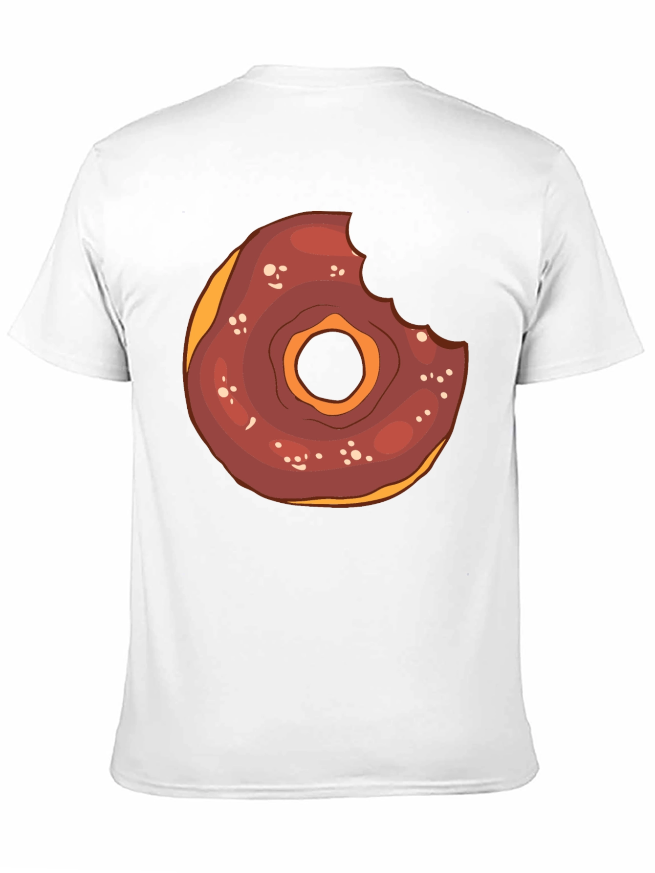 Black Donut Graphic Tee - Funny Dessert T-Shirt view 11