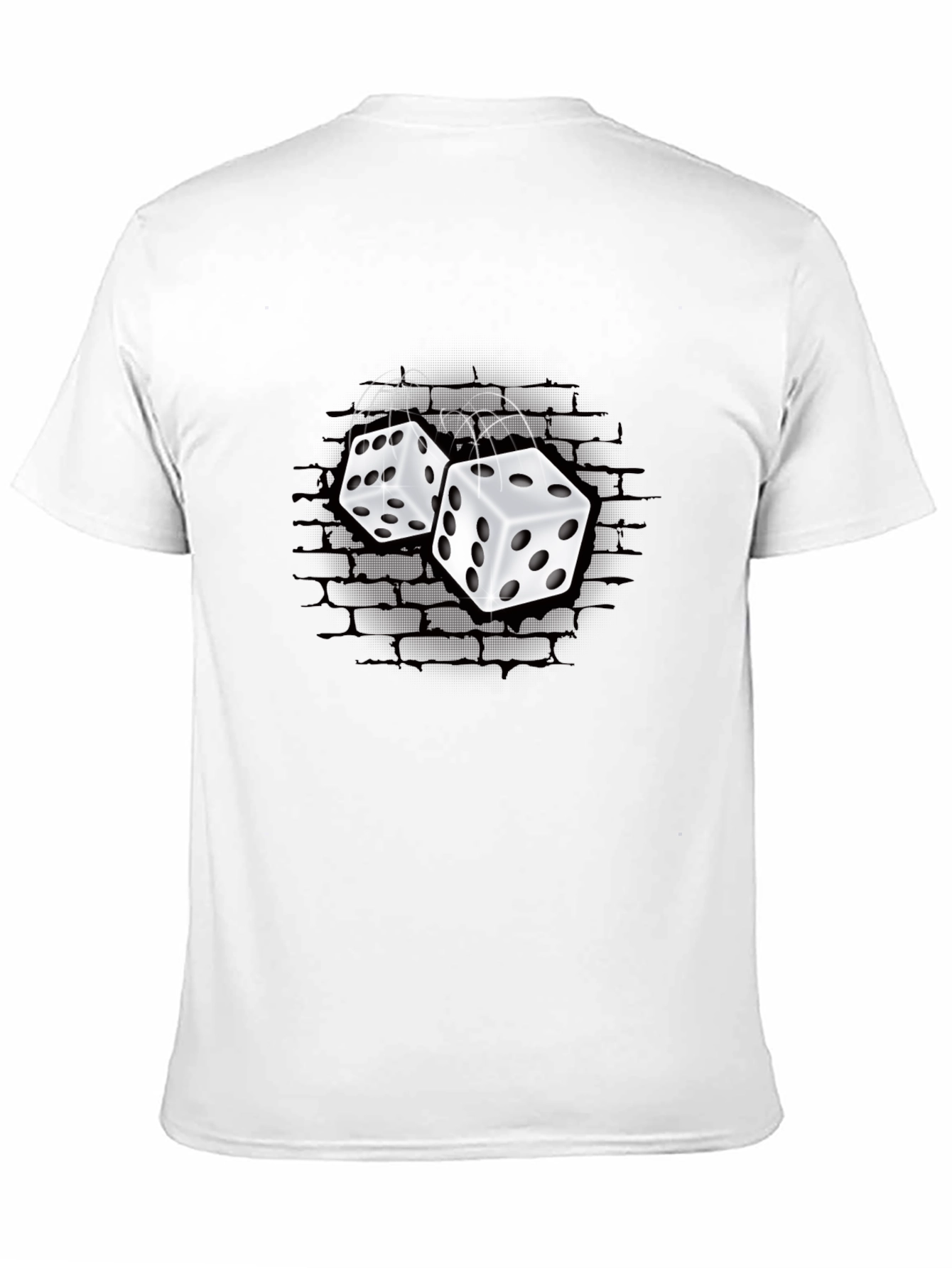 Black Rolling Dice Graphic T-Shirt - Black view 11