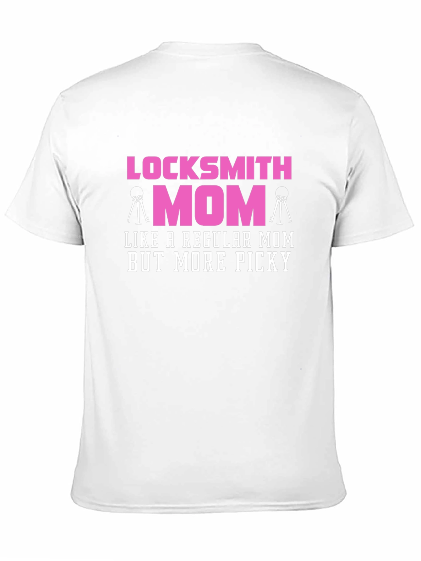 Black Locksmith Mom T-Shirt - Picky Mom Graphic Tee view 11