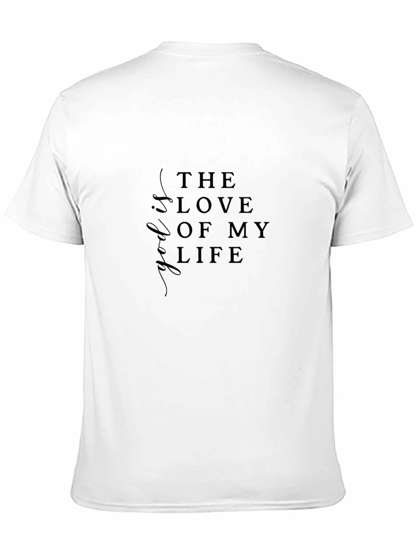 Black The Love of My Life Graphic Tee - Soft Cotton Blend view 11