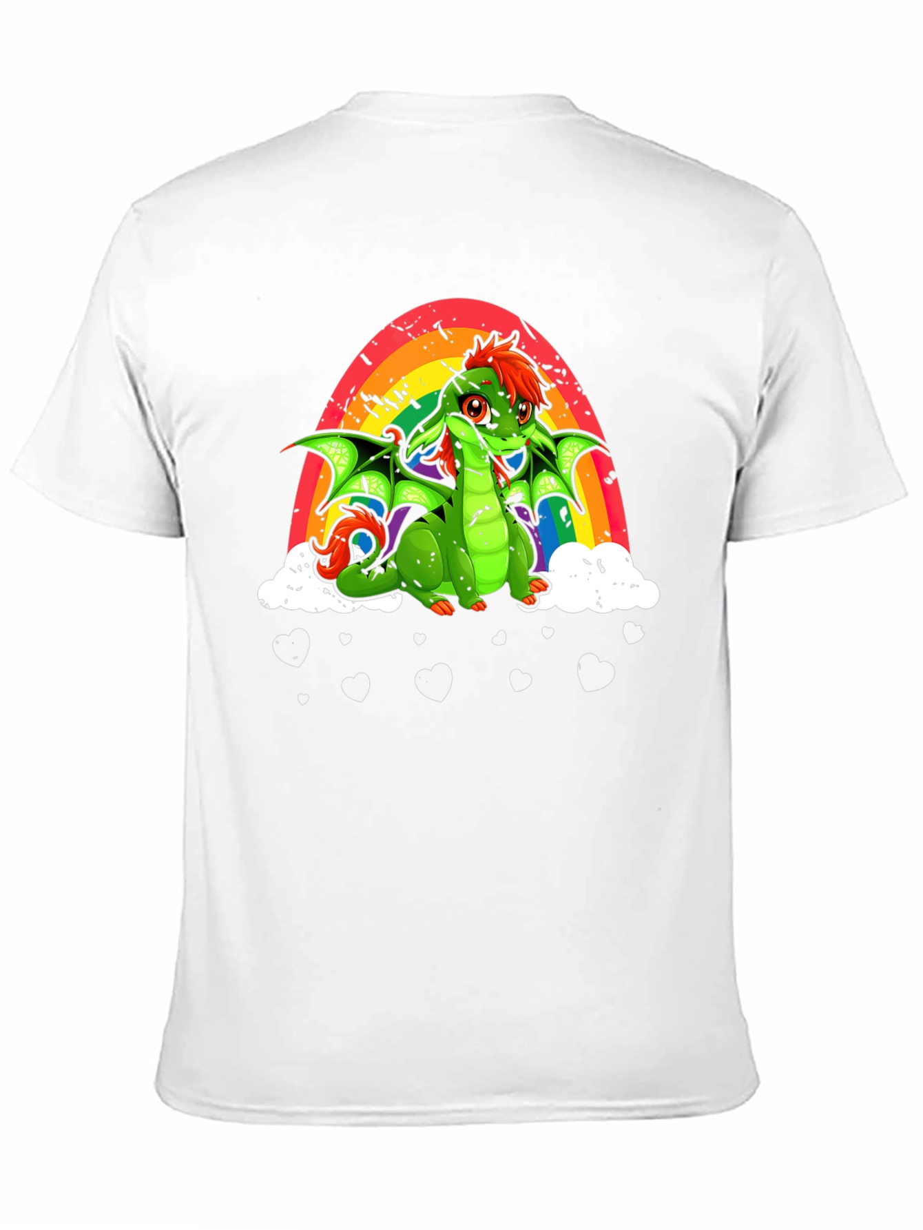 Rainbow Dragon Graphic T-Shirt - 11