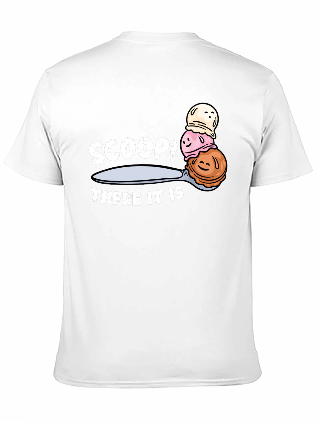 Black Scoop! There It Is Ice Cream T-Shirt view 11