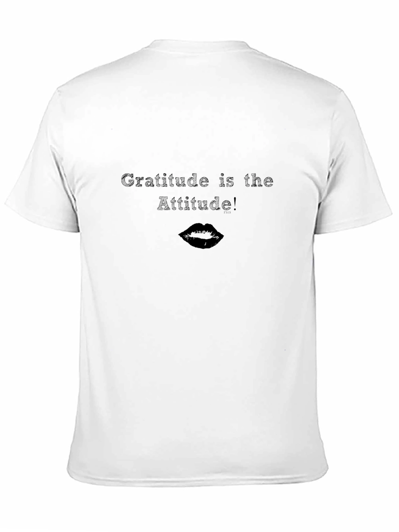 Black Gratitude Attitude T-Shirt view 11