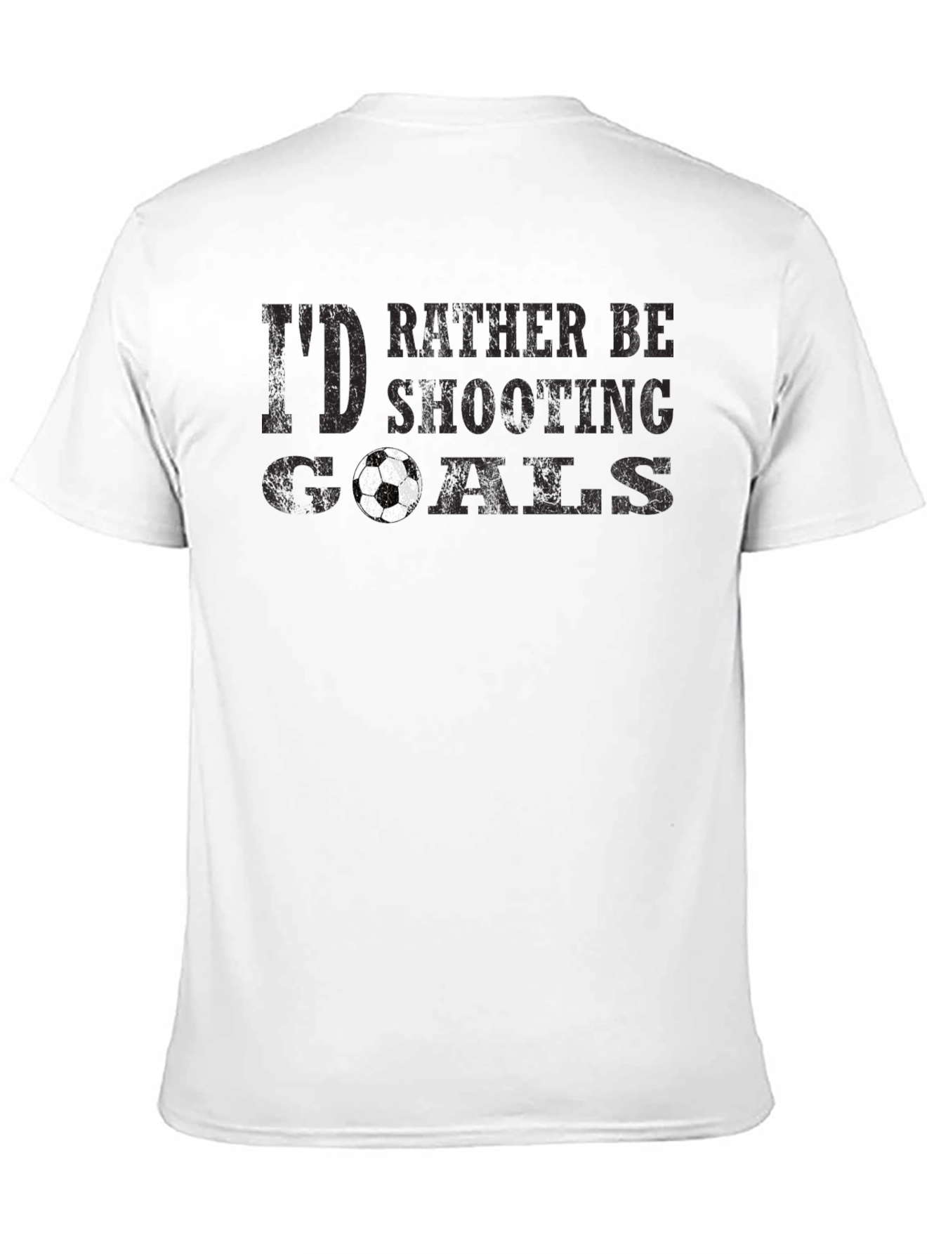 Black Soccer Goals Graphic Tee view 11