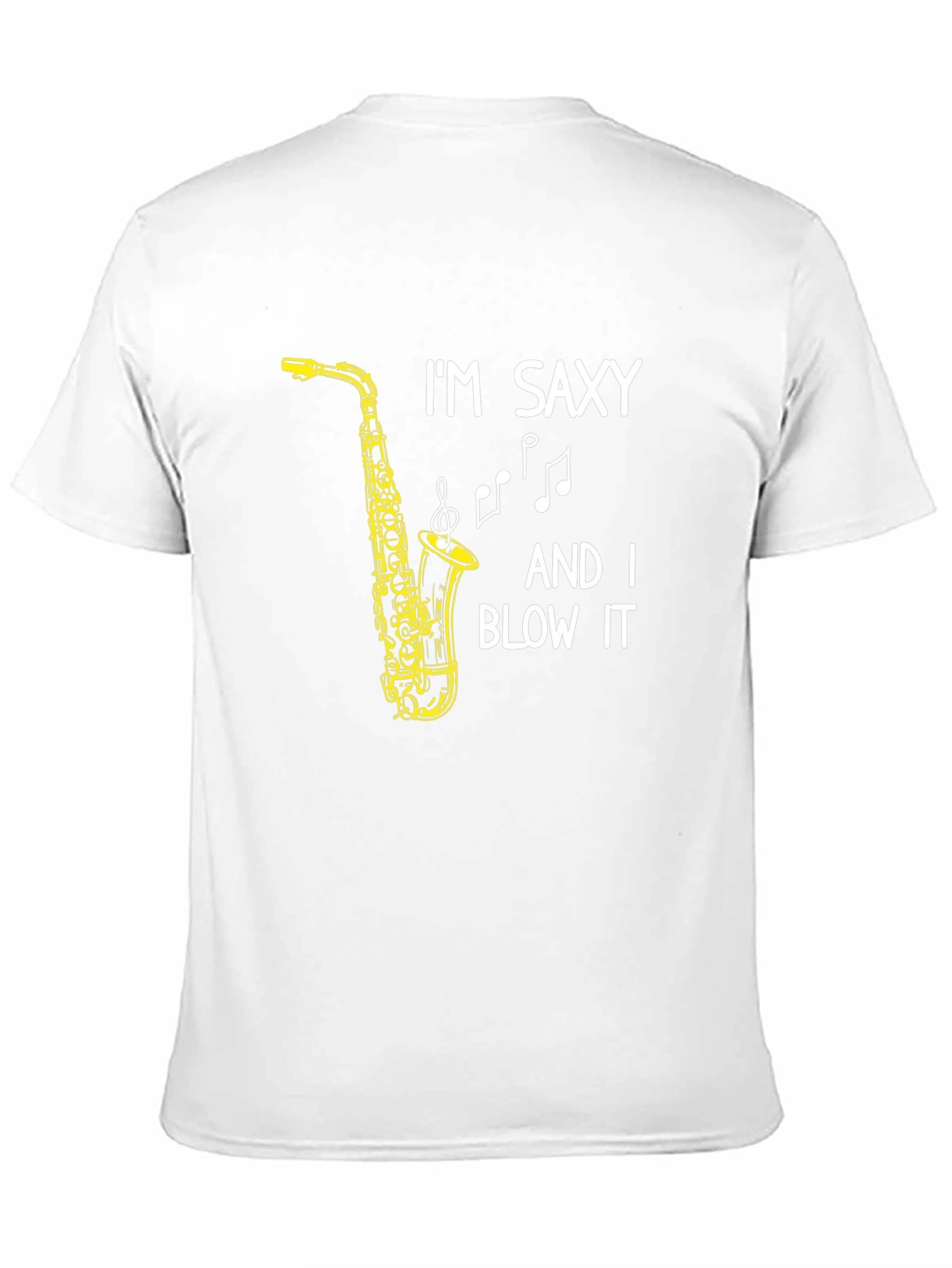 Black I'm Saxy And I Blow It T-Shirt view 11