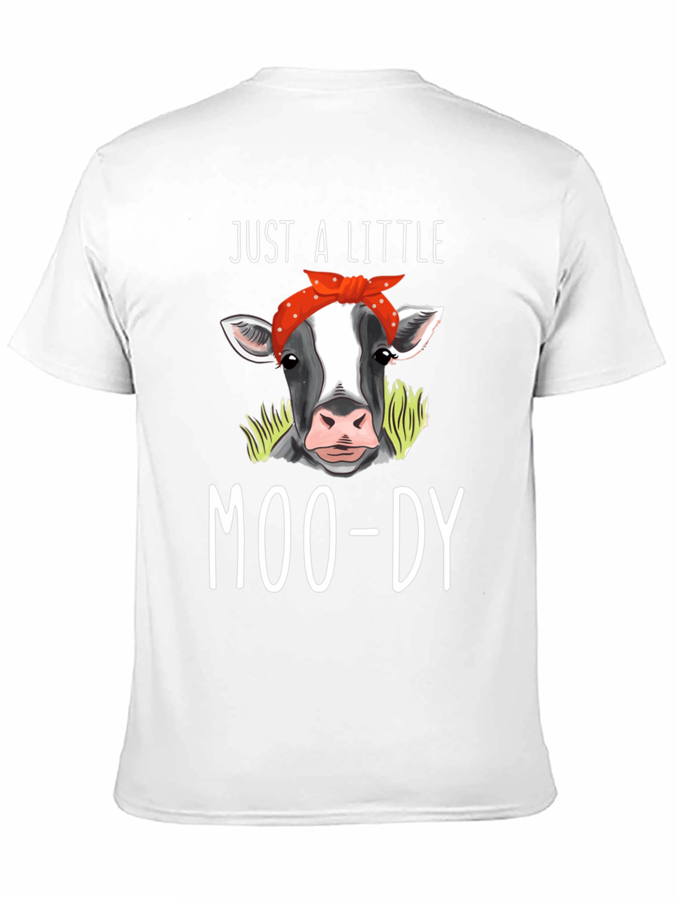 Black Just A Little Moo-dy Cow T-Shirt view 11
