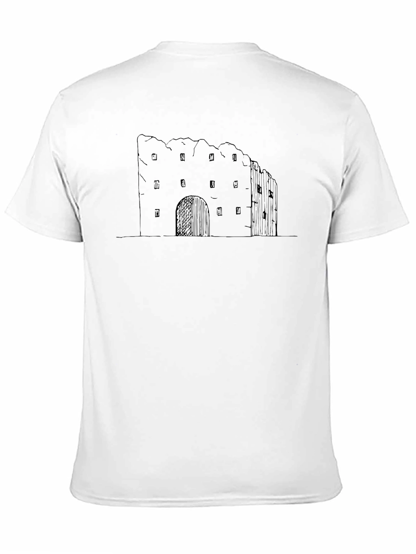 Black Fortress Graphic Tee - Black Cotton Blend view 11