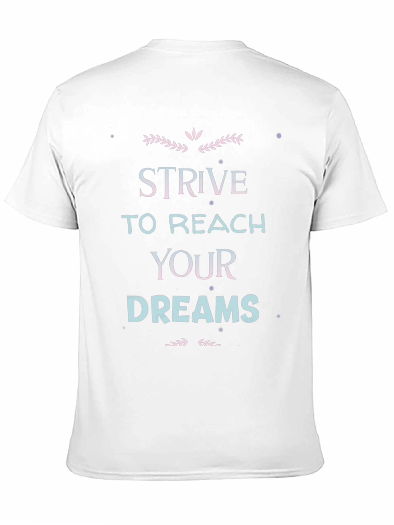 Black Strive to Reach Your Dreams Black Graphic Tee view 11