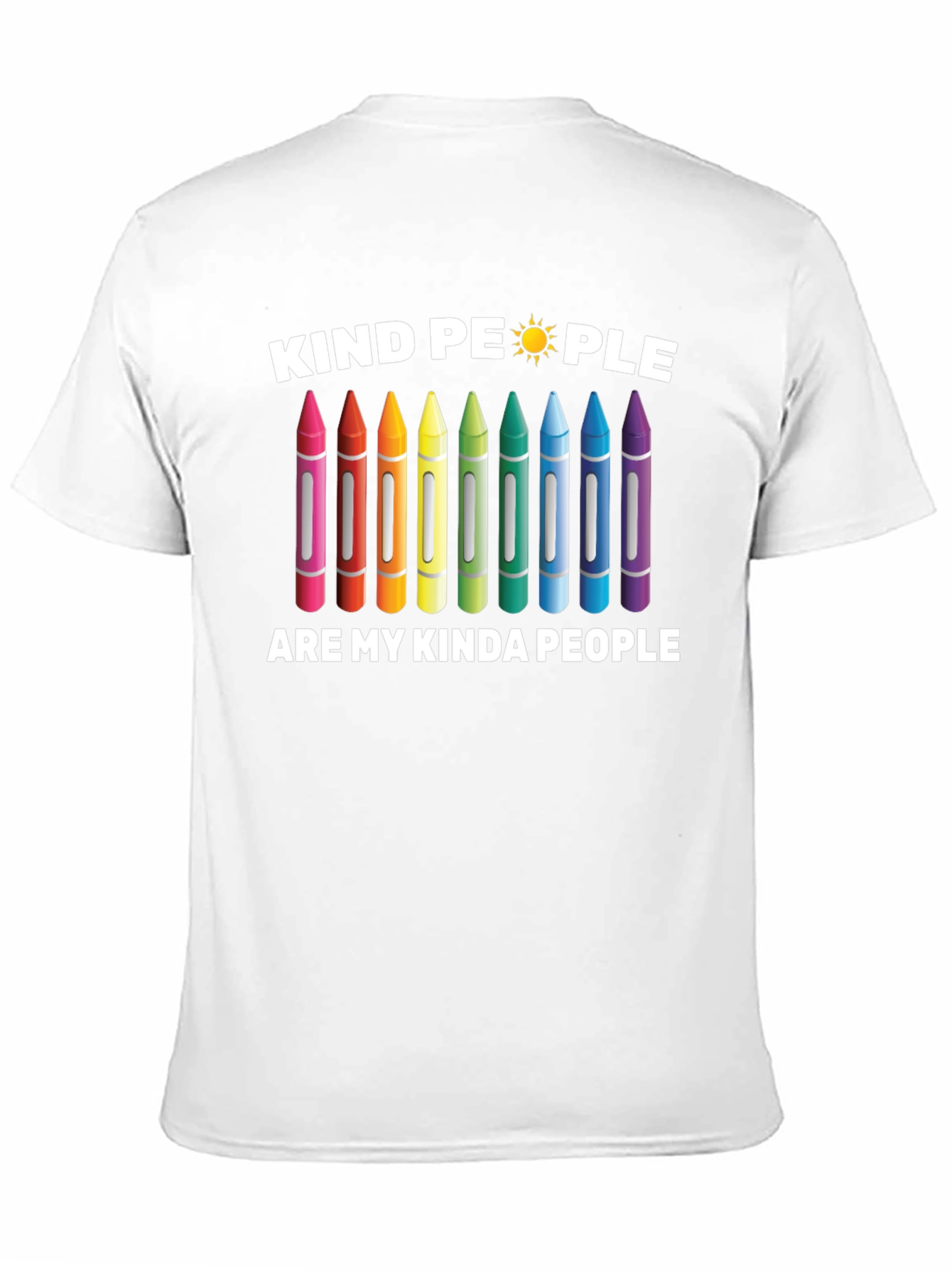 Black Kind People Crayon Graphic T-Shirt view 11