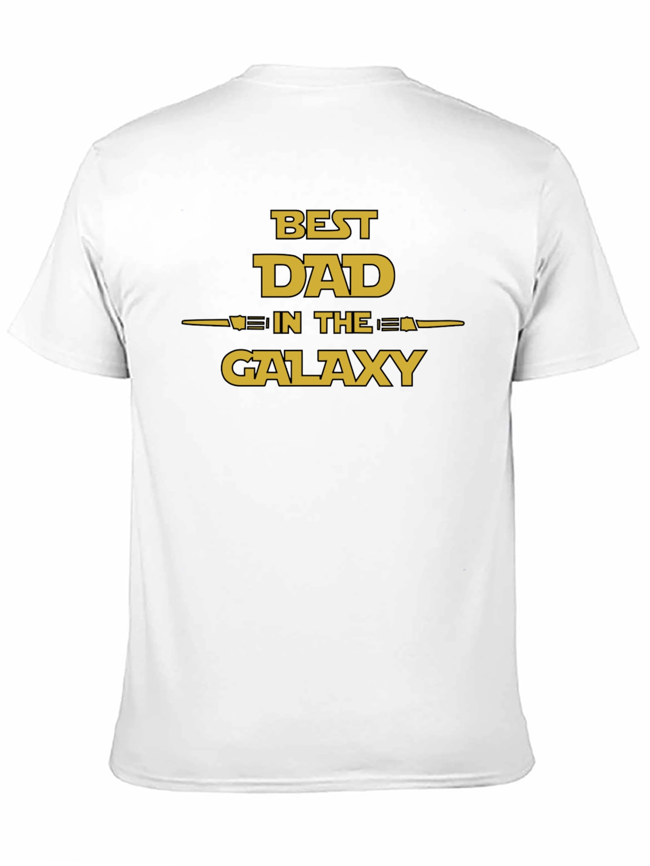 Black Best Dad in the Galaxy T-Shirt - Father's Day Gift view 11