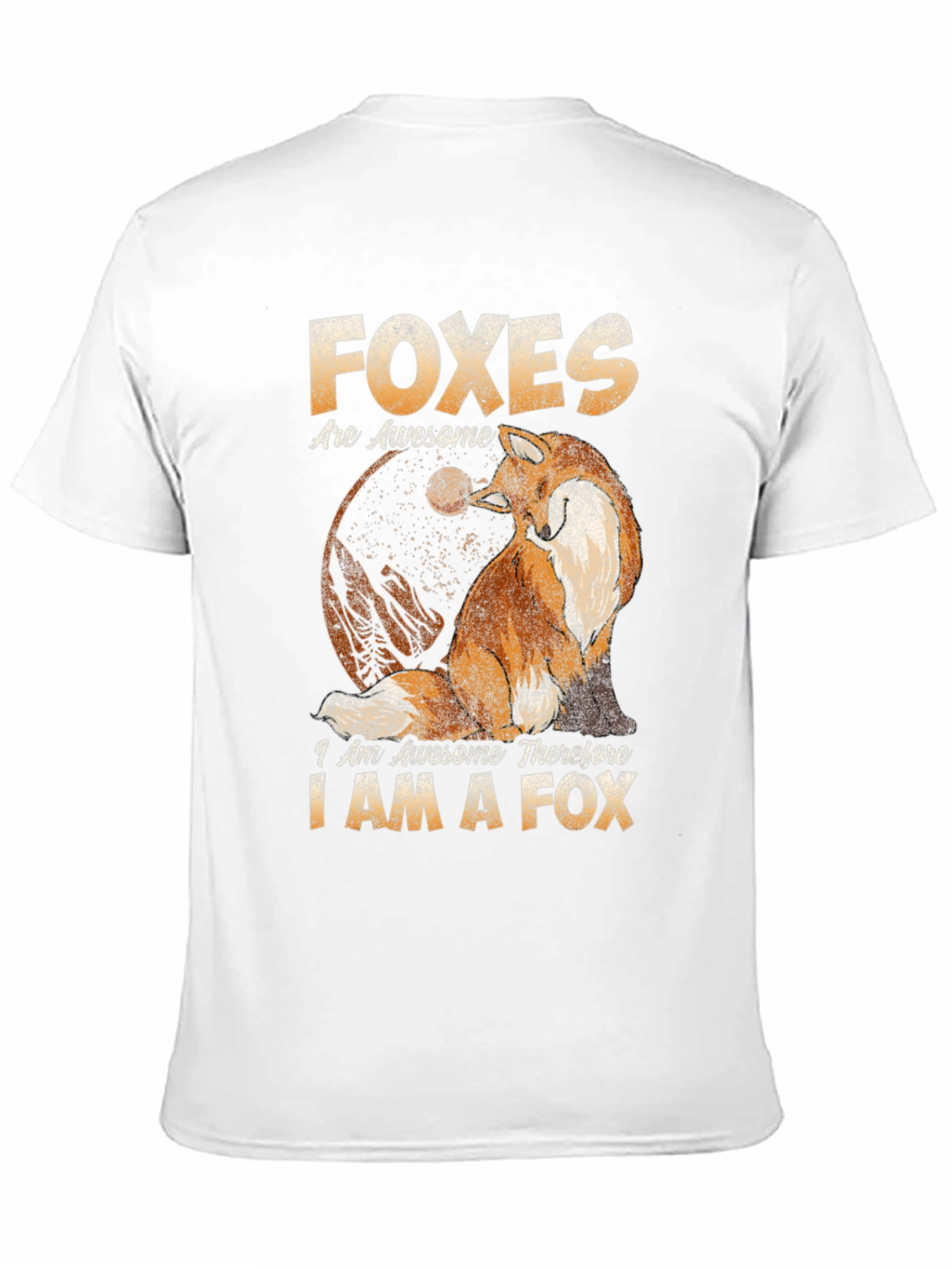 Black Foxes Are Awesome T-Shirt view 11