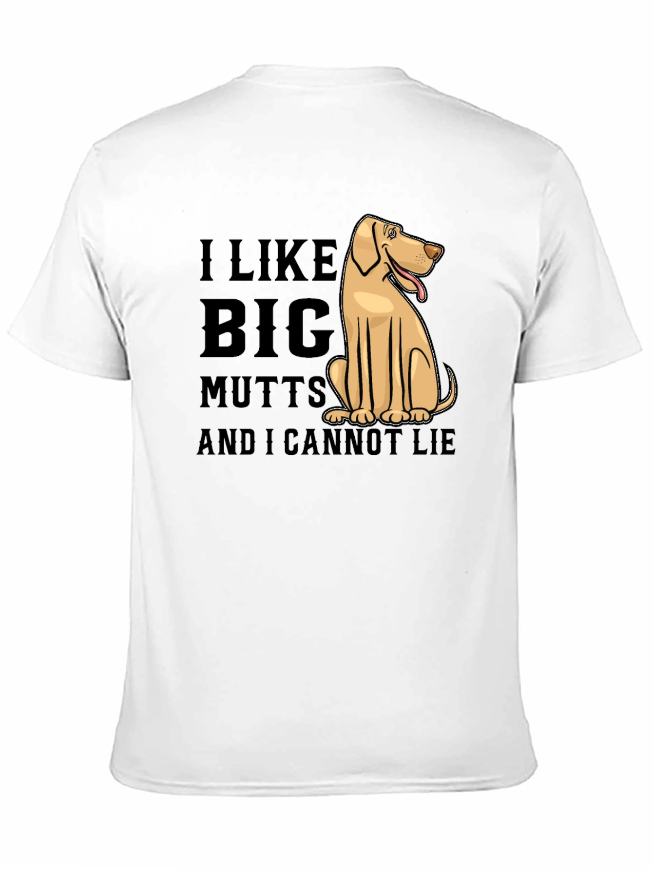 Black I Like Big Mutts Funny Dog T-Shirt view 11