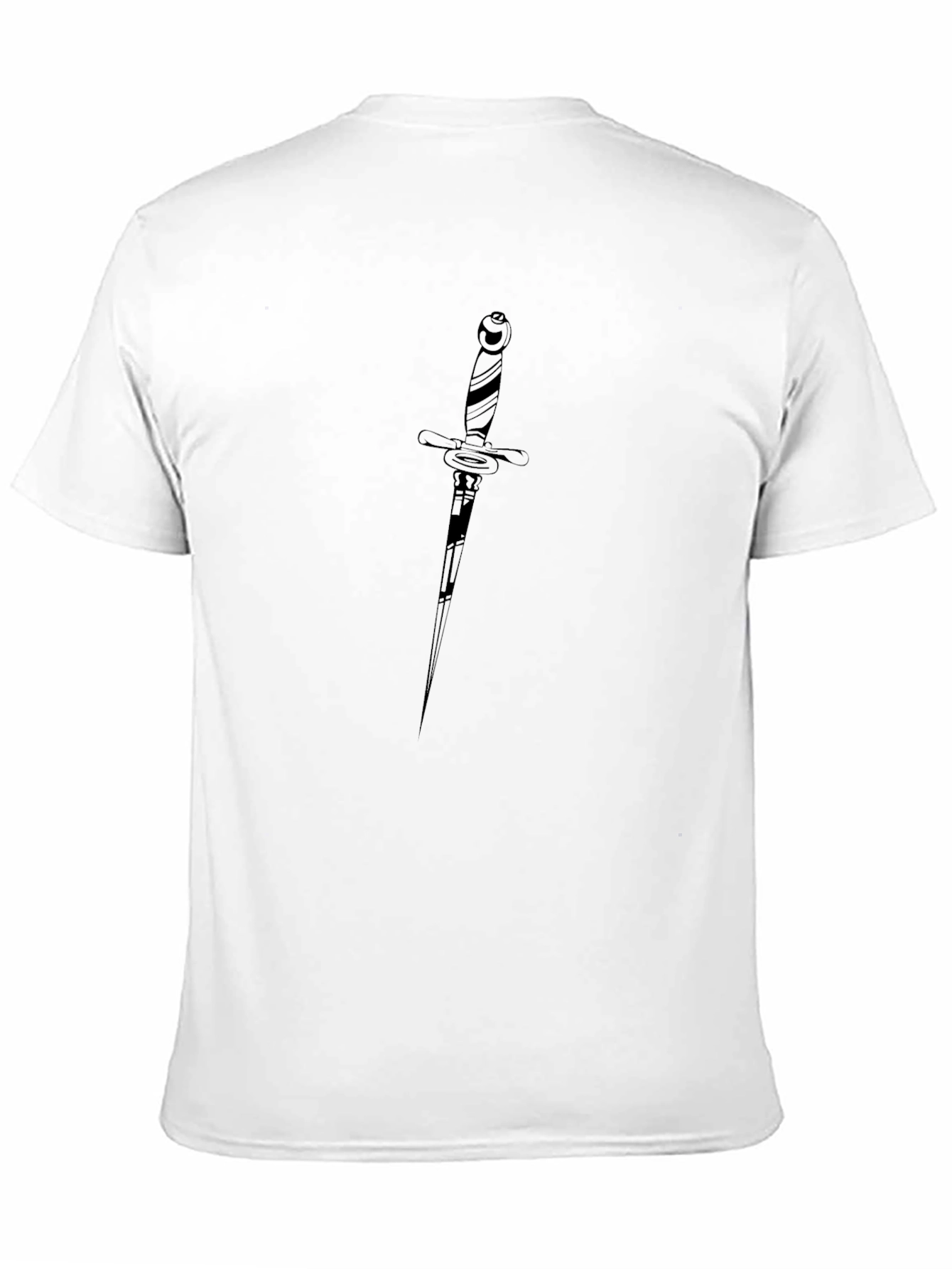 Black Dagger Graphic Tee - Classic Black Cotton view 11
