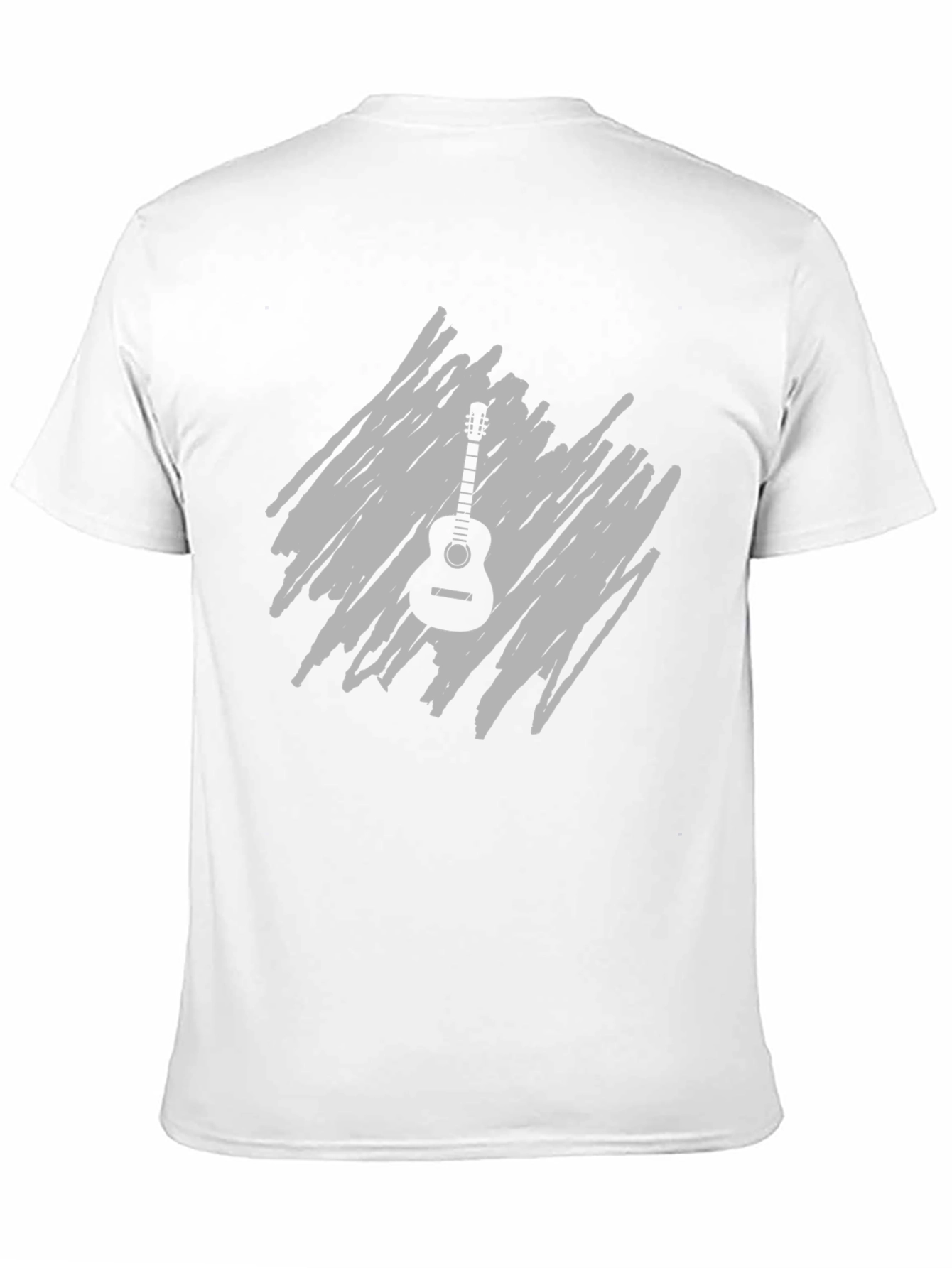 Black Guitar Graphic T-Shirt - Music Lover's Tee view 11