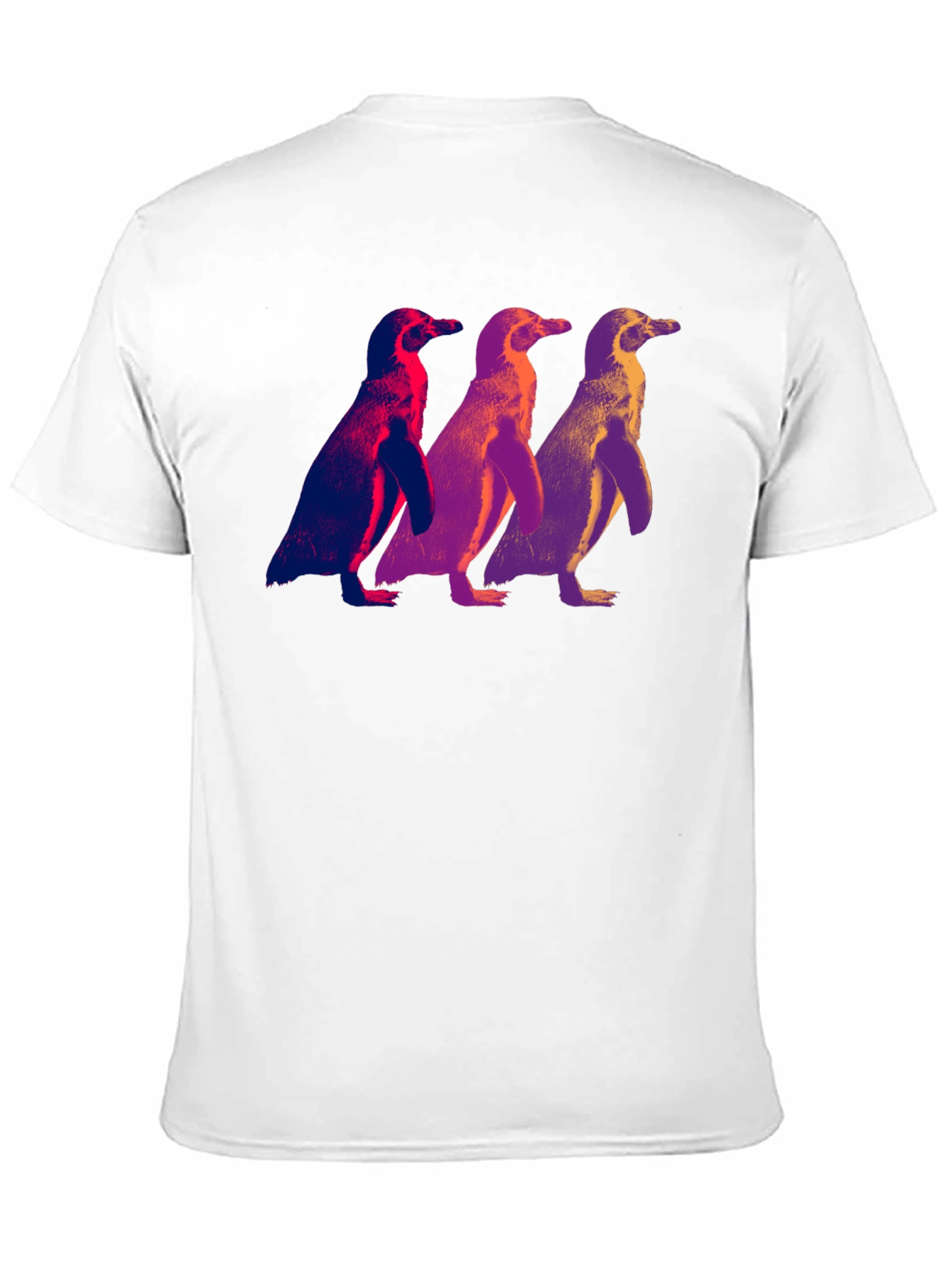Black Cool Penguin Trio Graphic Tee view 11