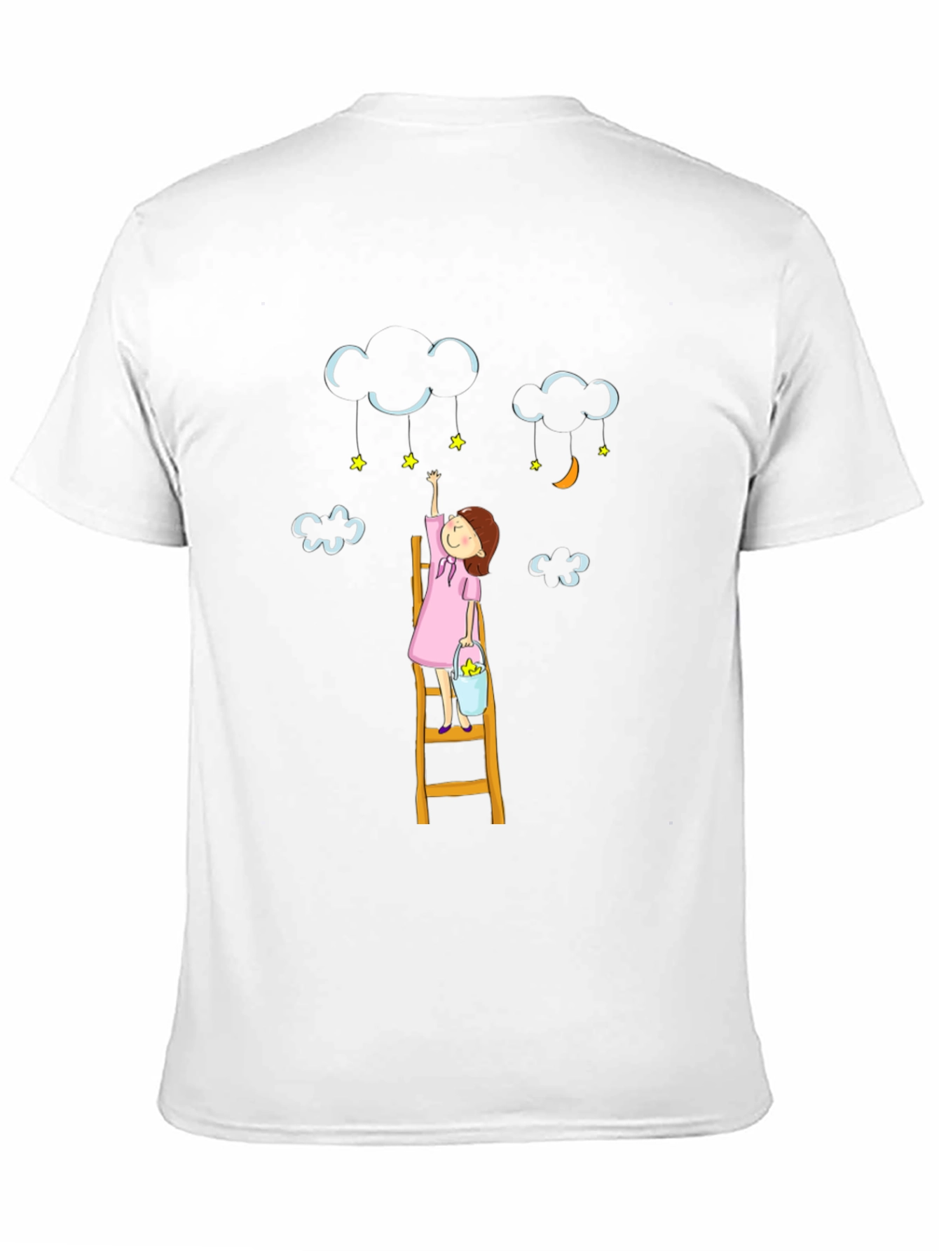 Black Dreamy Star Catcher T-Shirt view 11