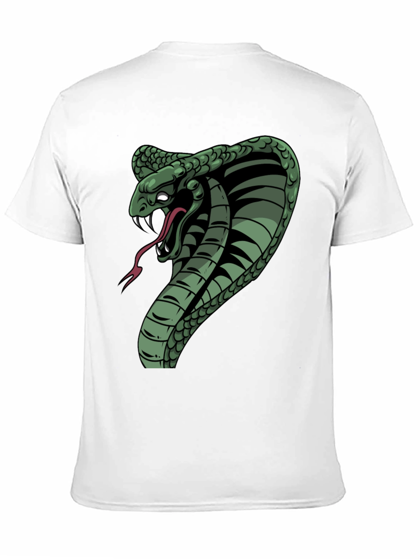 Black Cobra Graphic Tee - Men's Black T-Shirt view 11