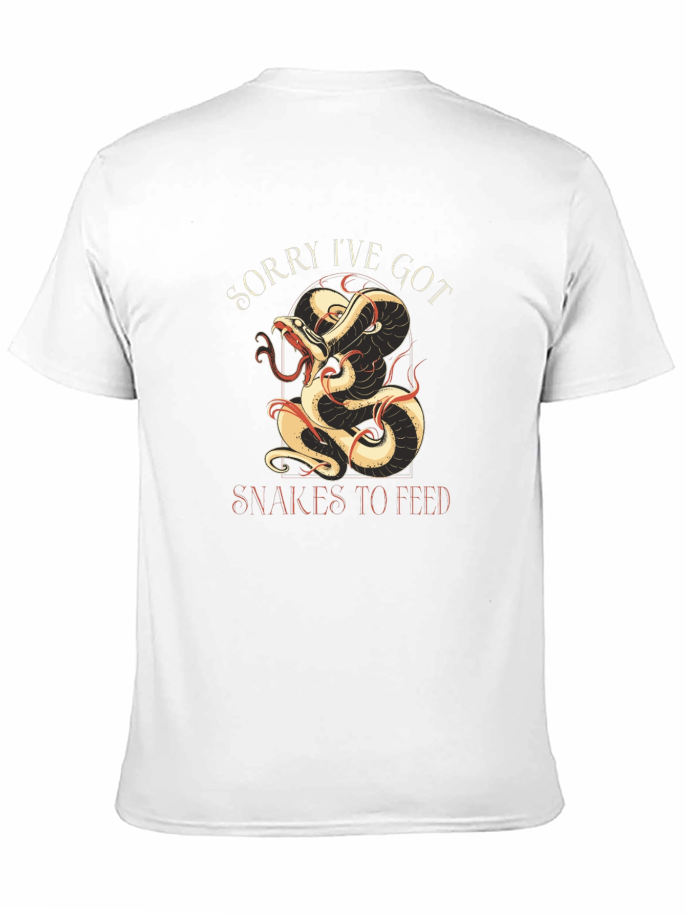 Black Snakes To Feed Graphic Tee - Black Cotton view 11