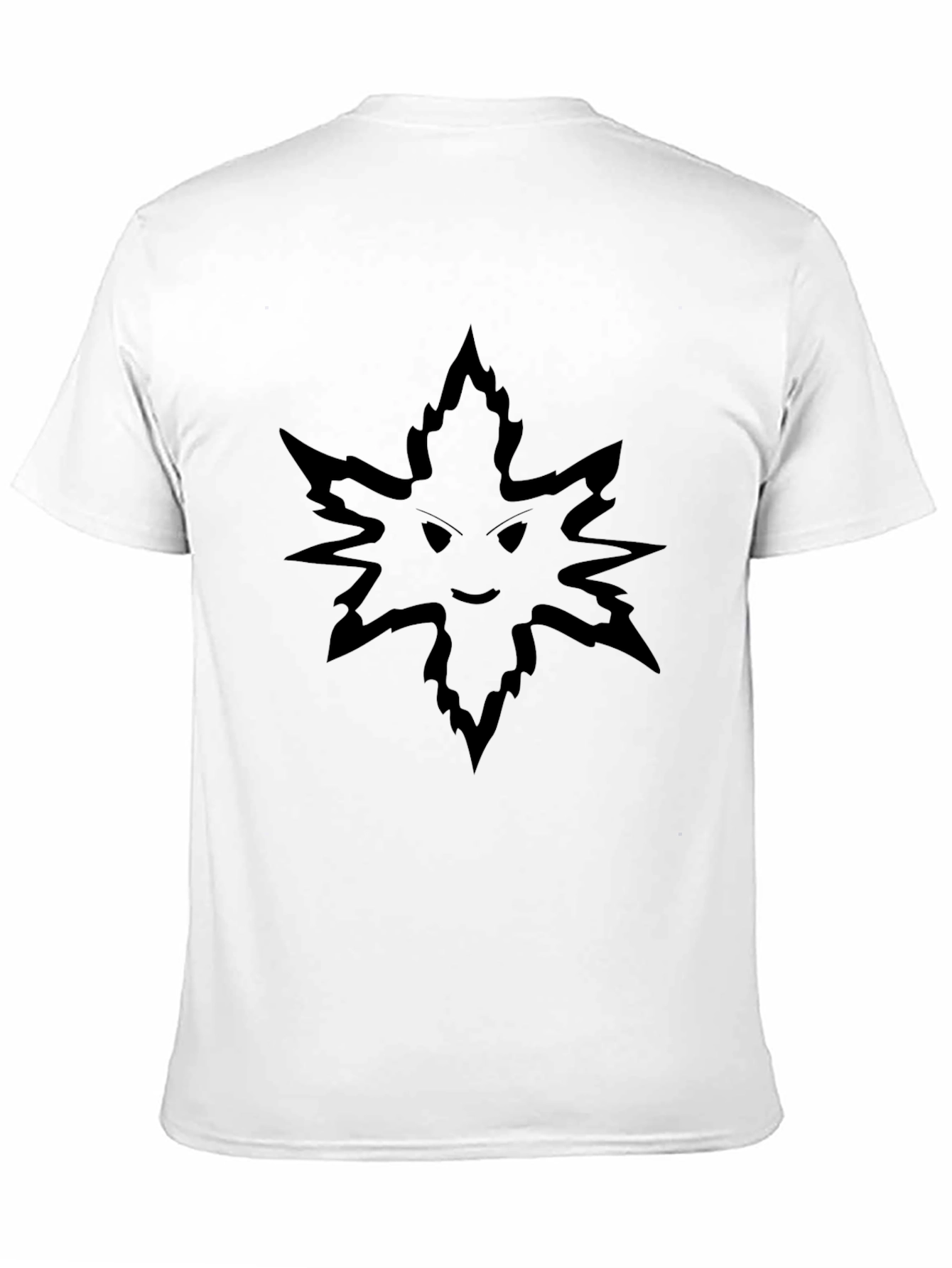 Black Men's Black Graphic Tee - Leaf Monster view 11