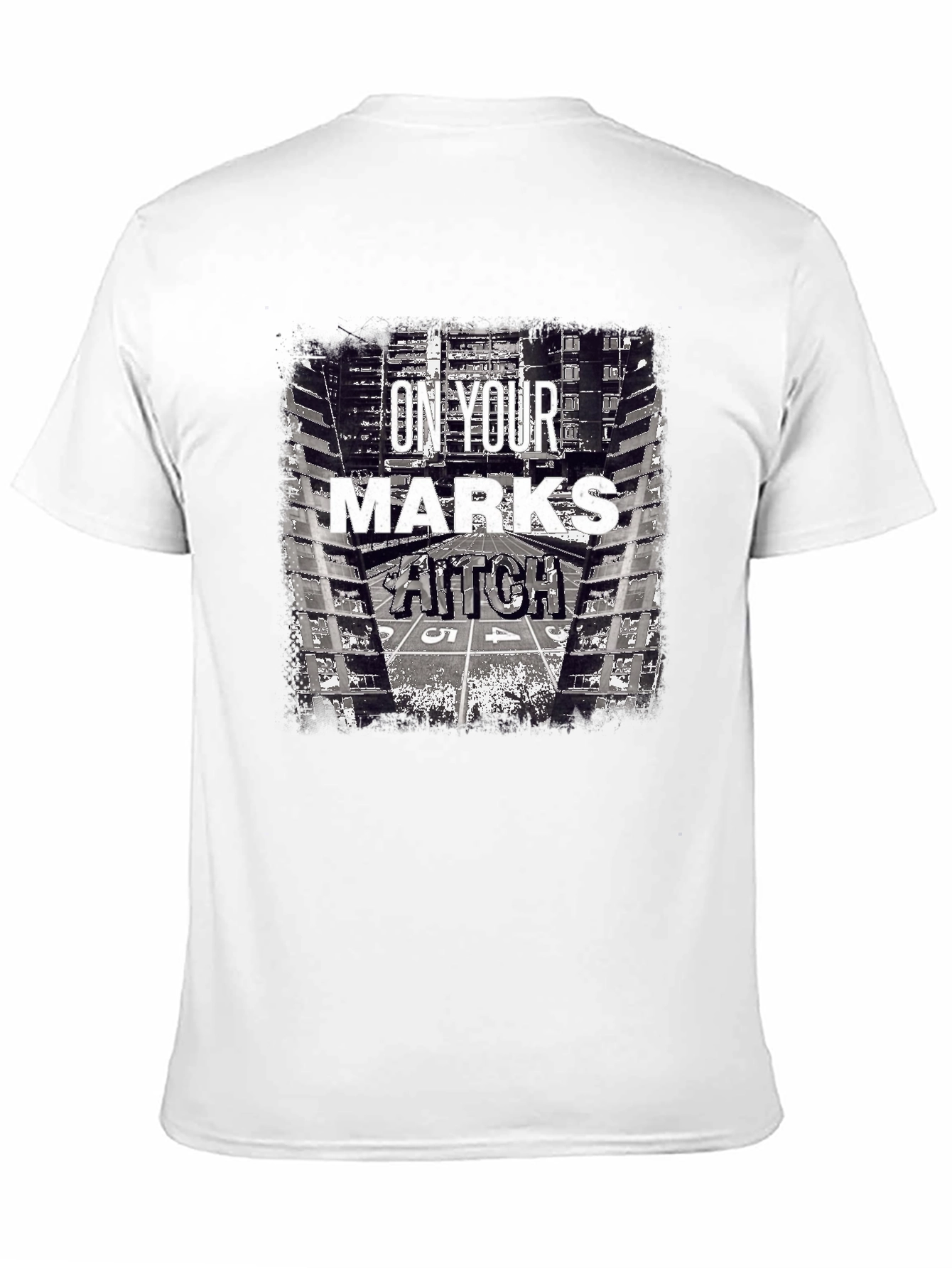 Black On Your Marks Aitch Graphic T-Shirt - Black view 11