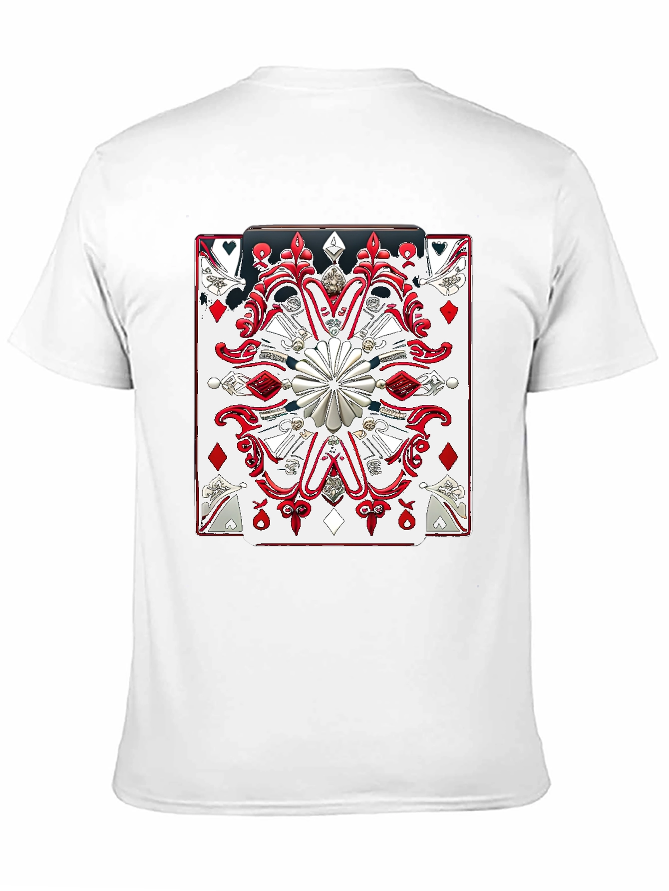 Black Playing Card Graphic Tee - Bold & Unique Design view 11