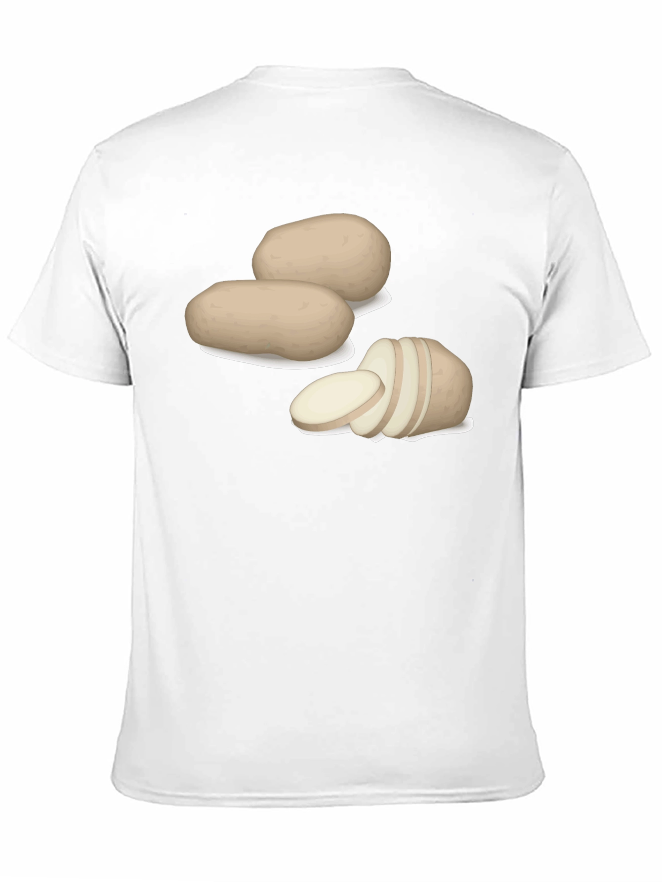 Black Potato Graphic Tee - Funny Foodie Shirt view 11