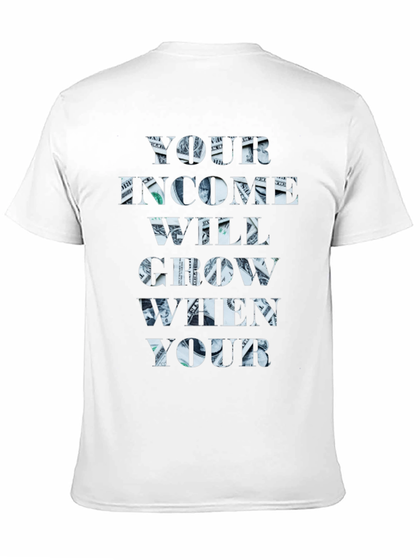 Black Income Growth T-Shirt view 11