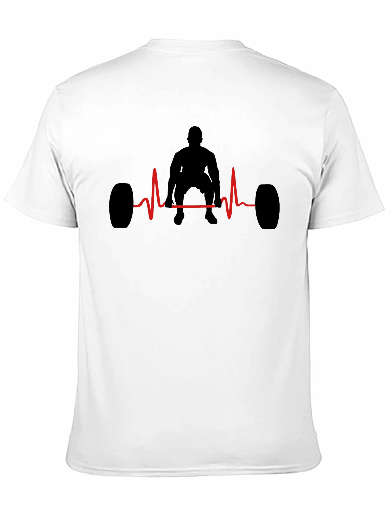 Black Workout Heartbeat T-Shirt view 11