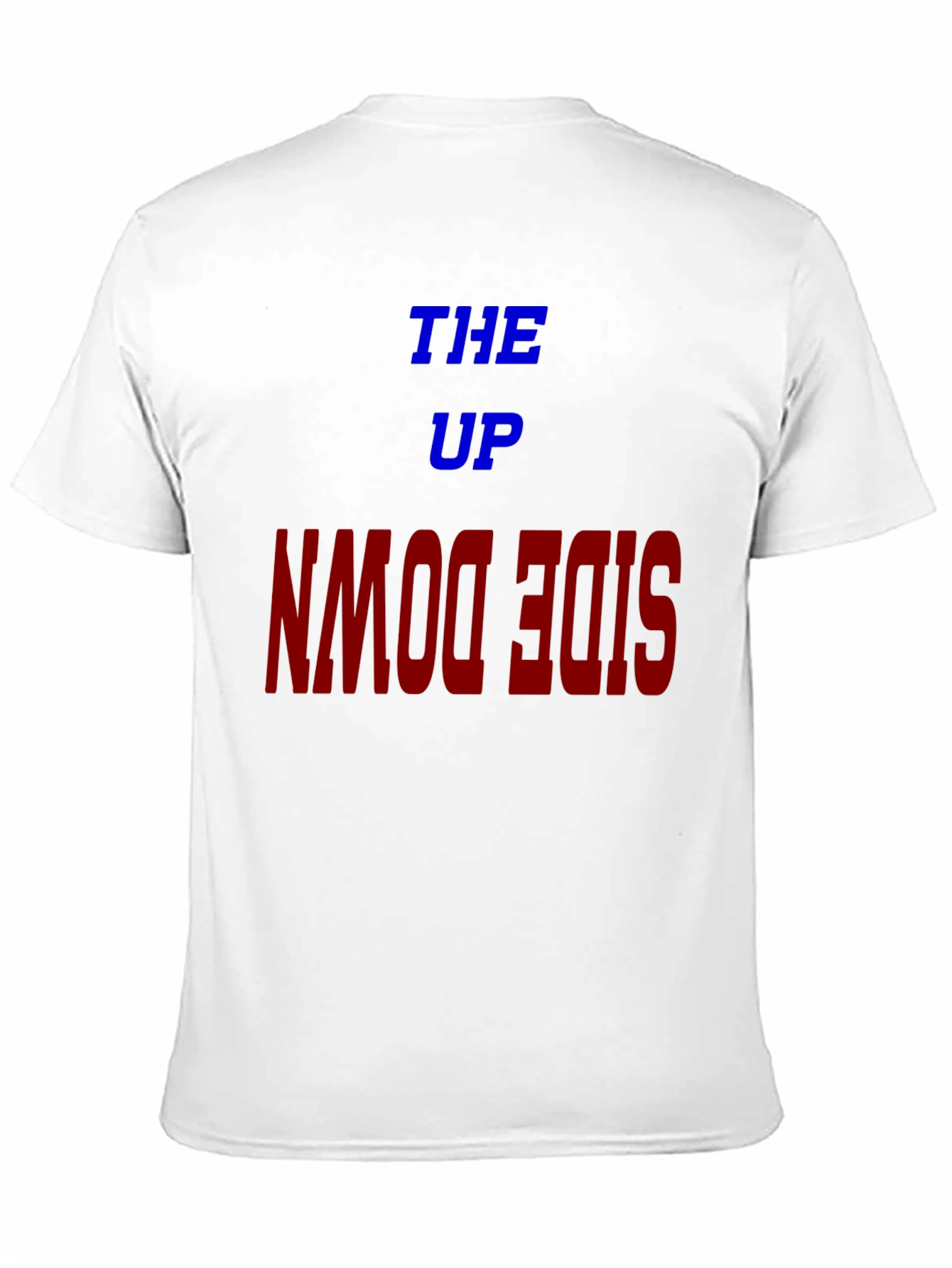 Black The Up Upside Down Graphic Tee - Trendy Unisex T-Shirt view 11