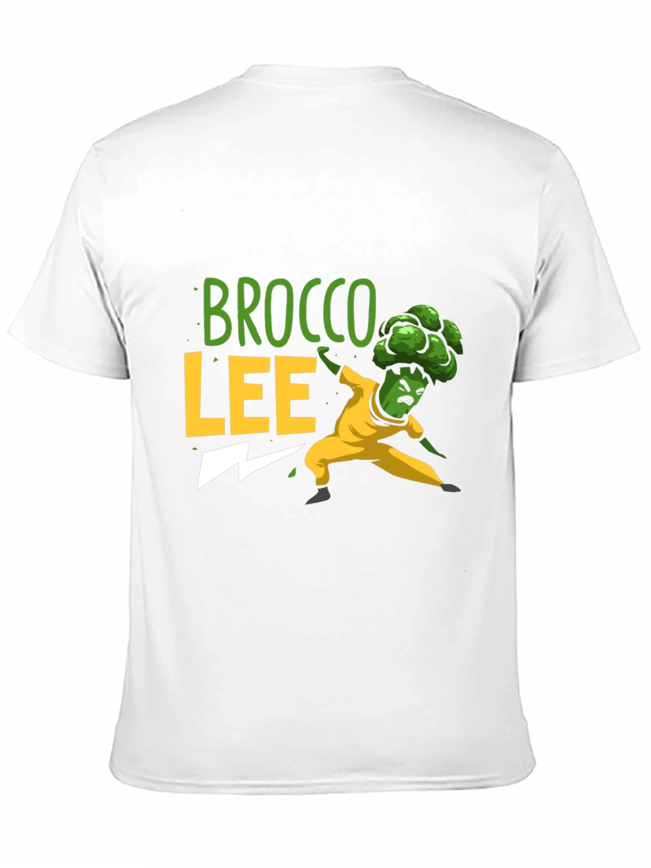 Black Brocco Lee Black T-Shirt - Funny Martial Arts Tee view 11
