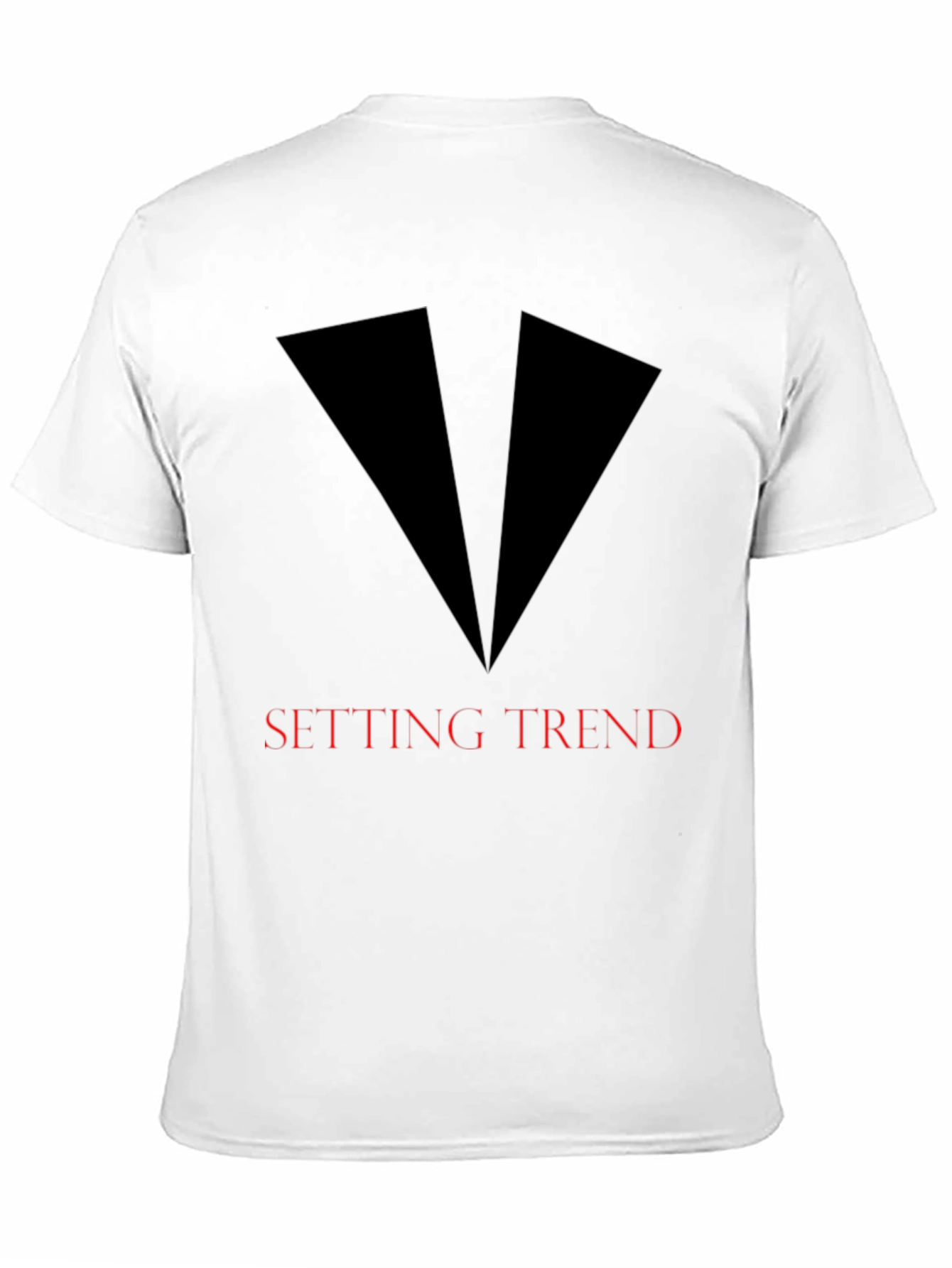Black Setting Trend Graphic Tee - Sleek Black Design view 11