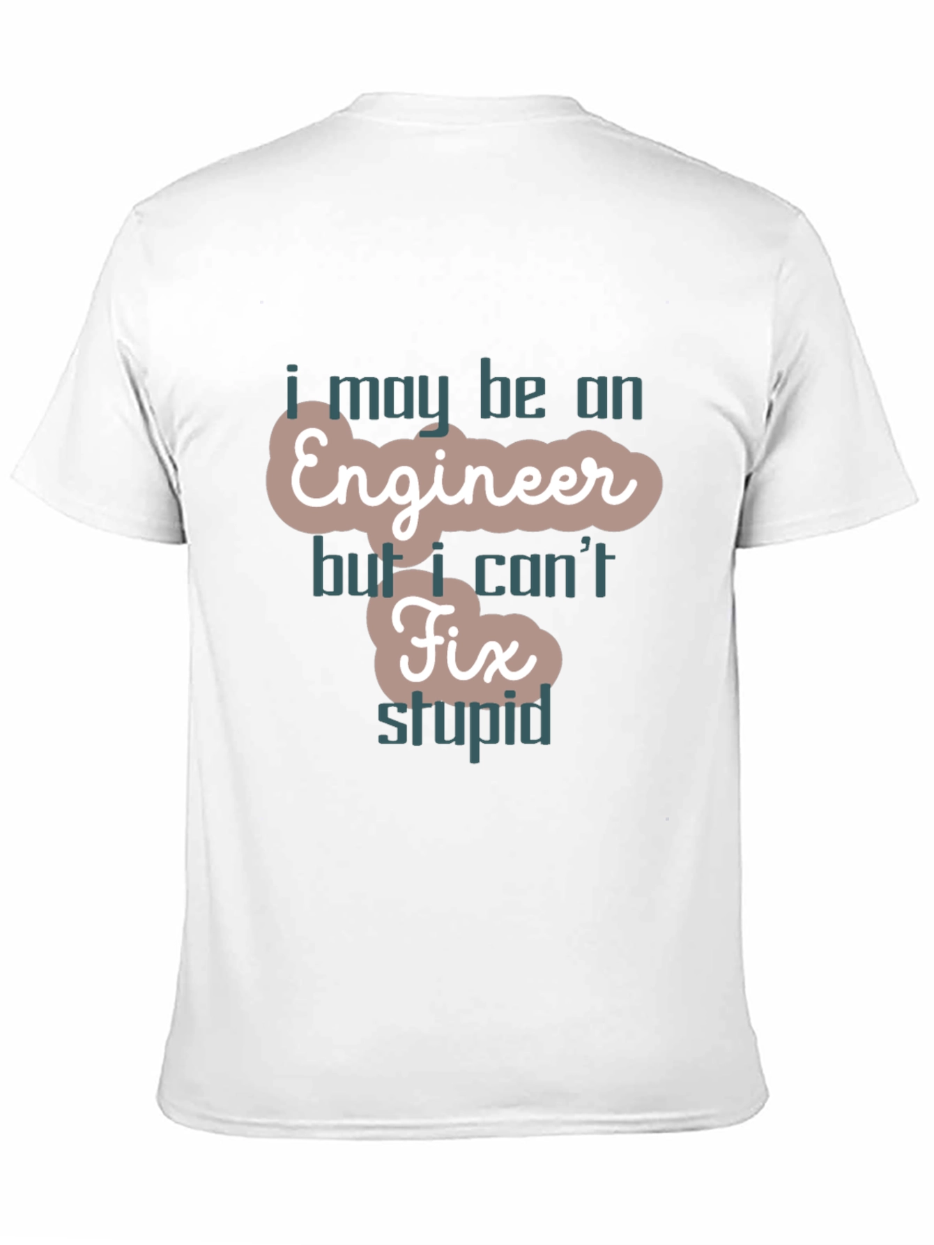 Black Engineer Fix Stupid Funny T-Shirt view 11