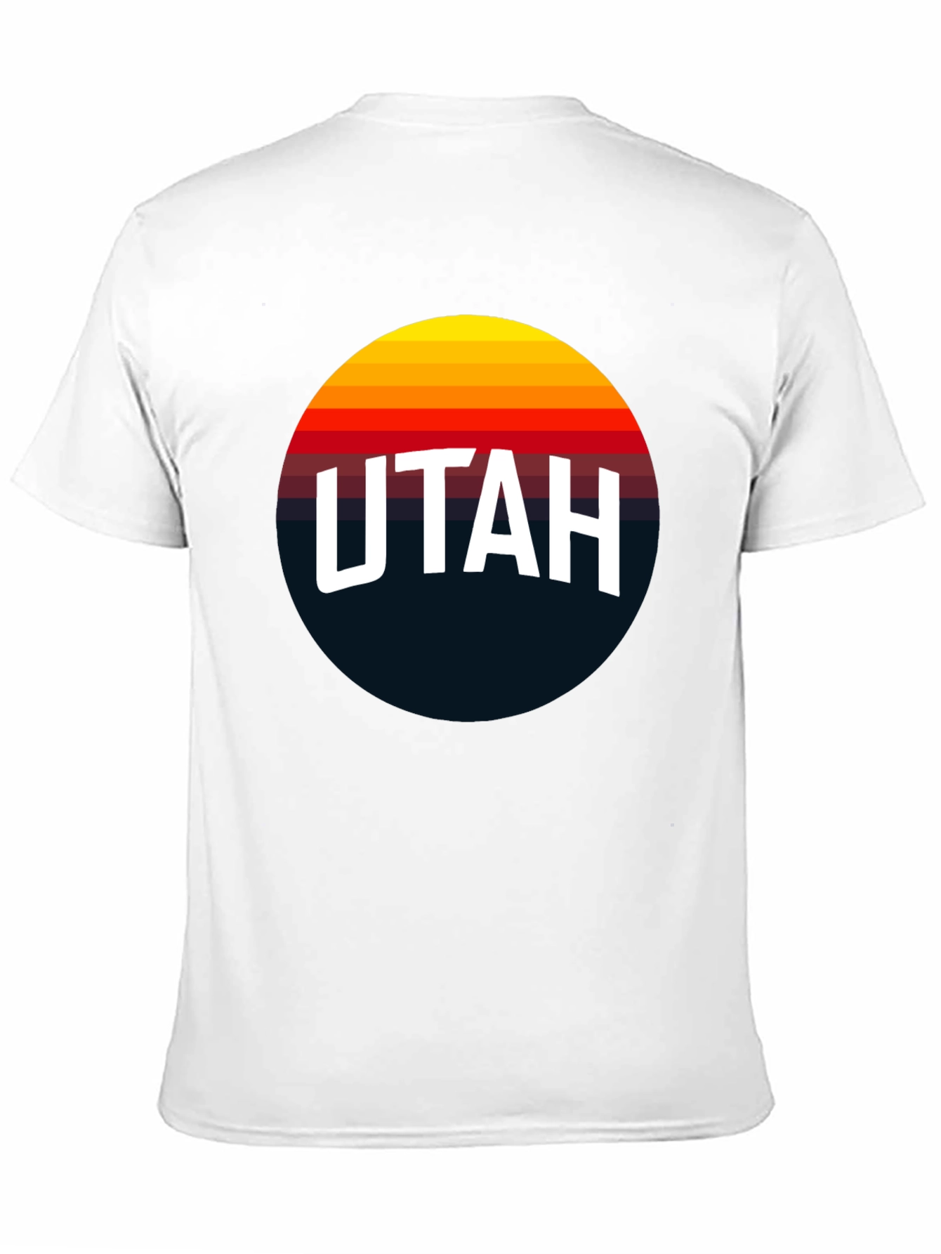Black Retro Utah Graphic Tee - Classic Design T-Shirt view 11