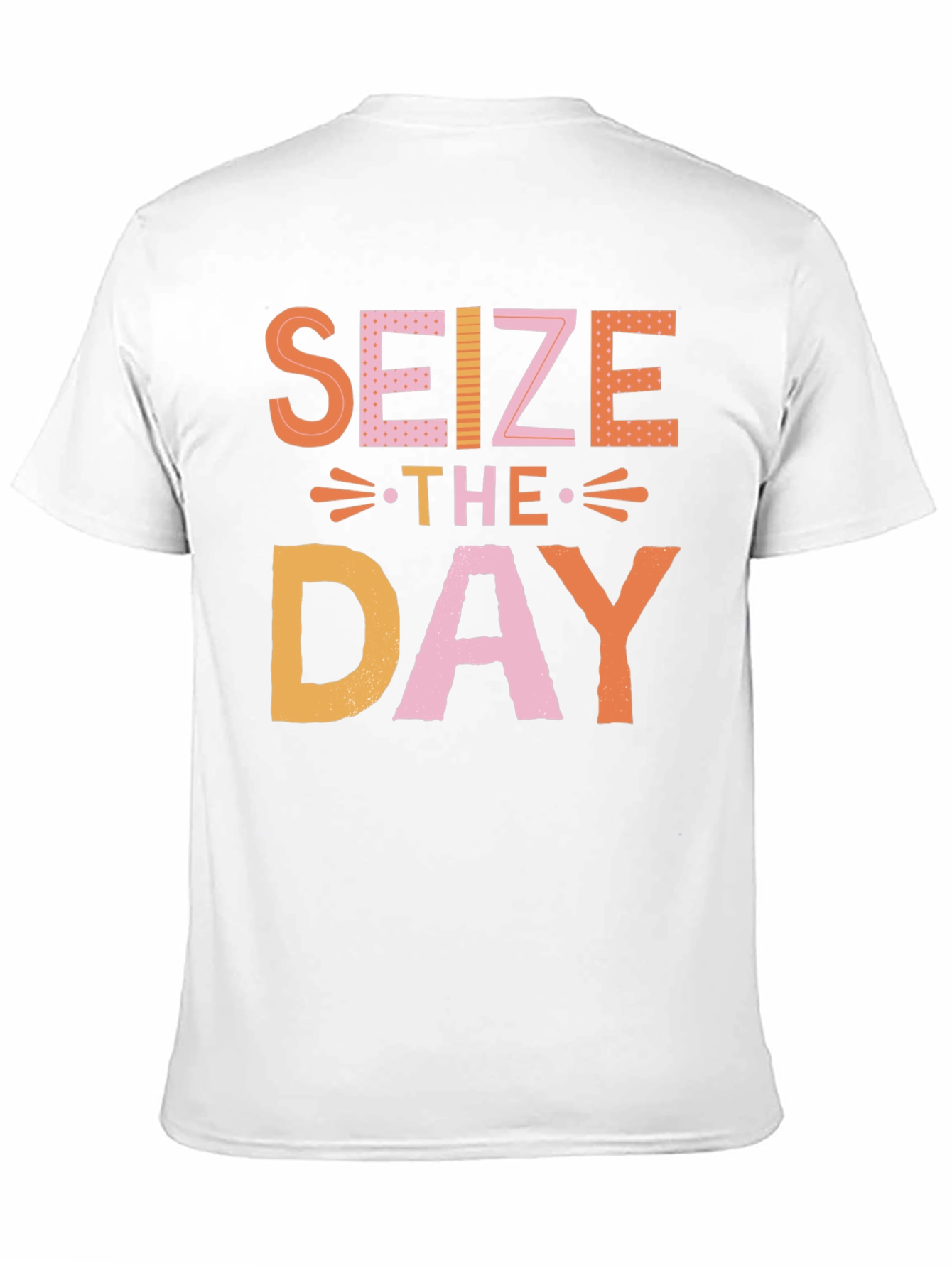 Black Seize the Day Graphic Tee - Trendy Black T-Shirt view 11