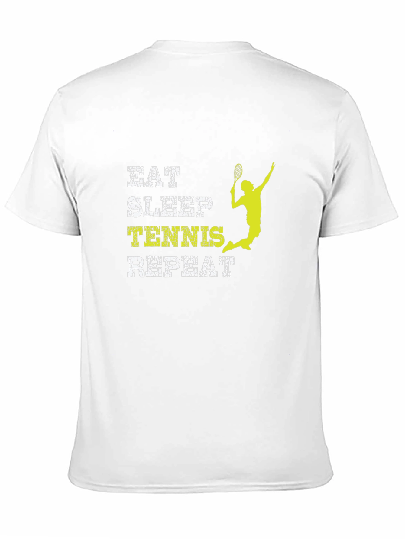 Eat Sleep Tennis Repeat Black T-Shirt - 11