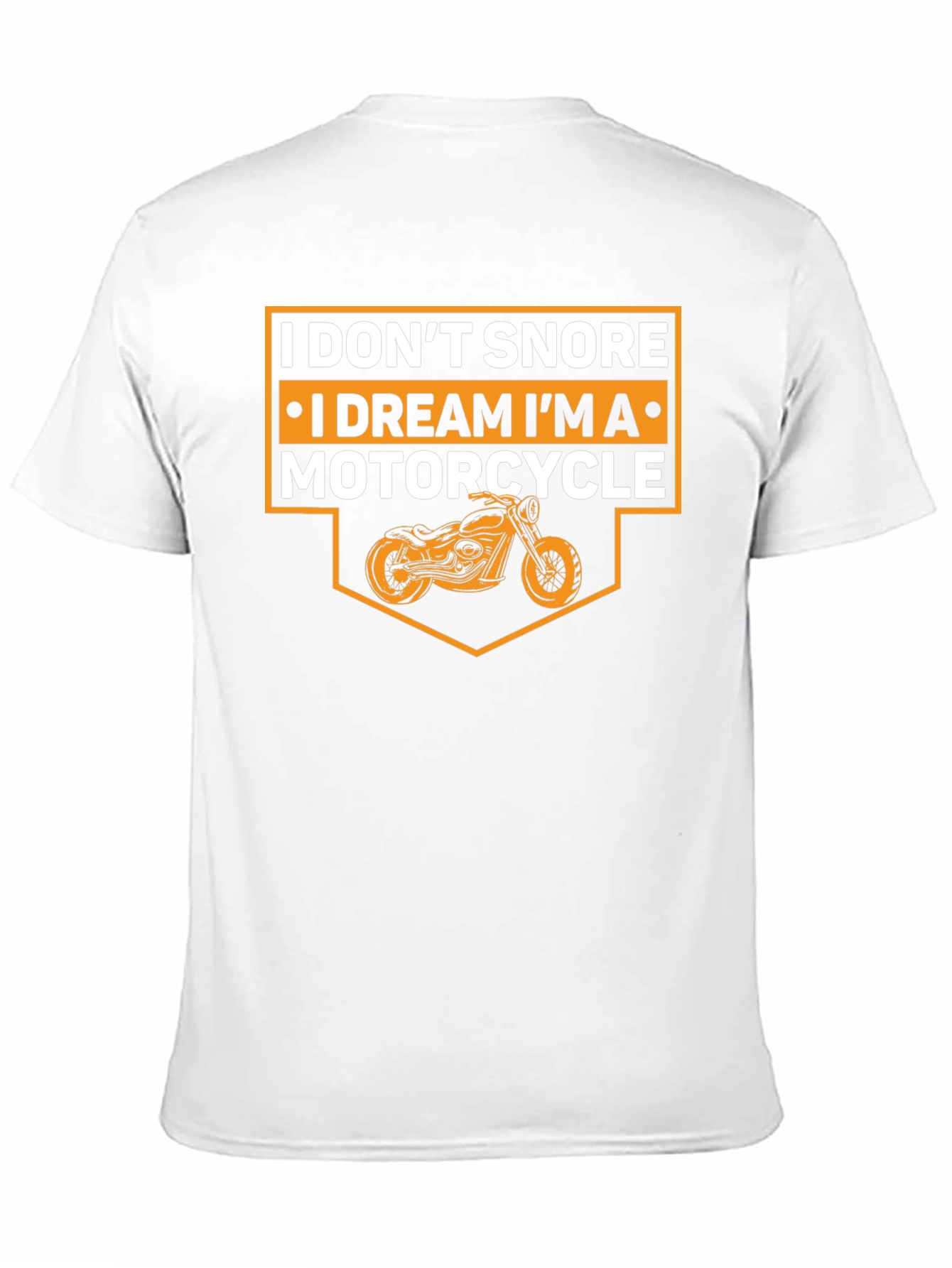 Black I Don't Snore I Dream Motorcycle Graphic Tee view 11