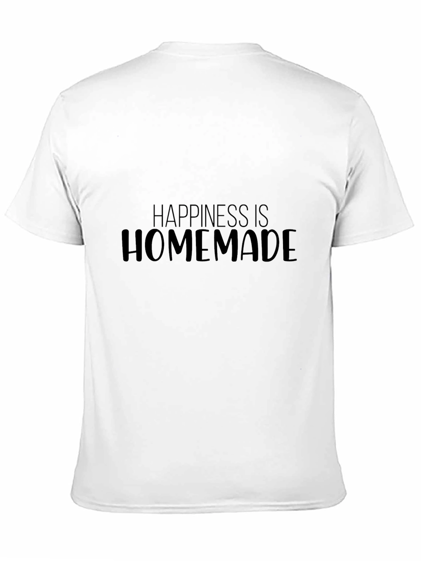 Black Happiness is Homemade Black Graphic Tee view 11