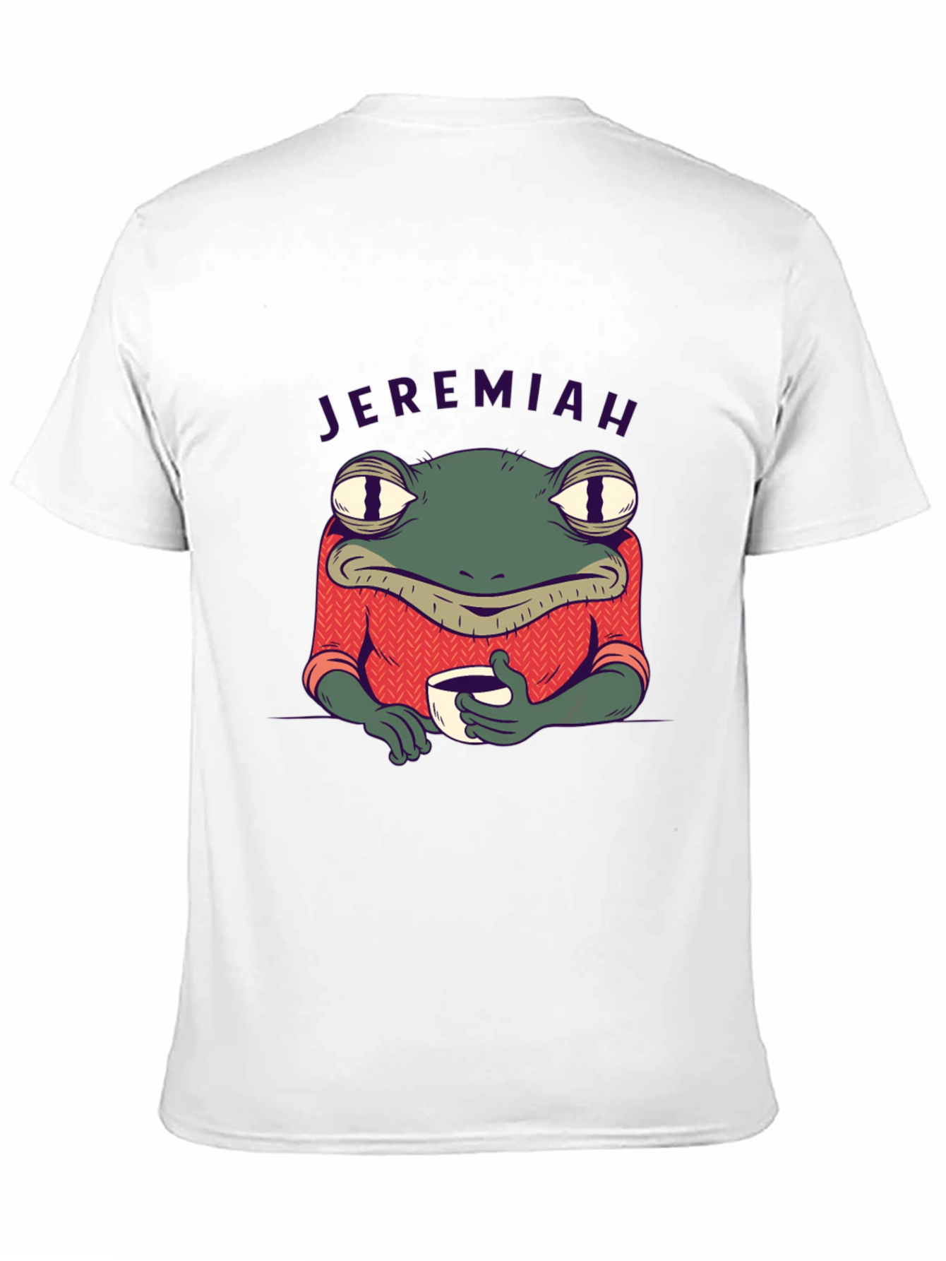 Black Jeremiah Frog Coffee T-Shirt view 11