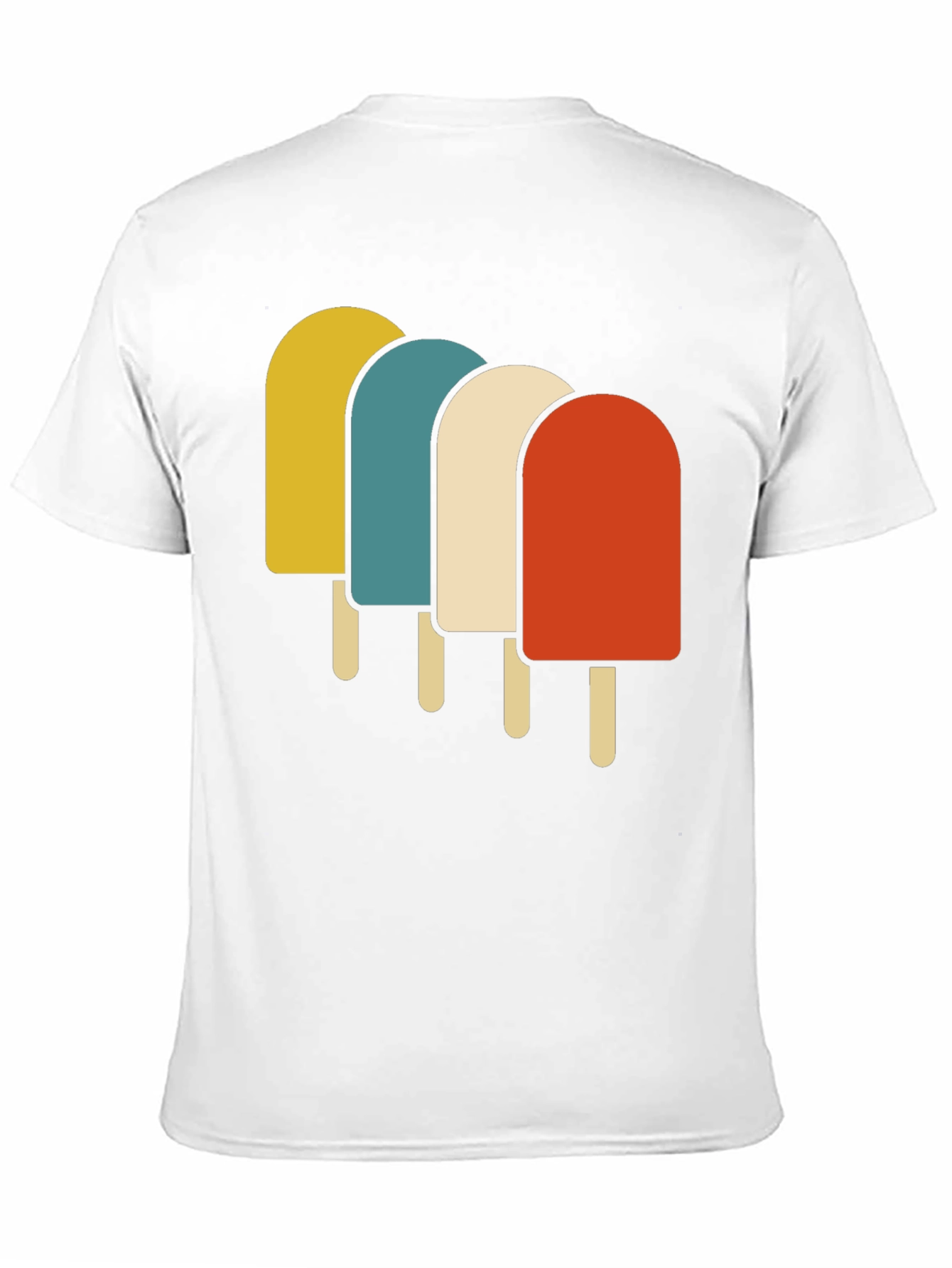 Black Retro Popsicle Graphic Tee - Cool Summer Vibes! view 11