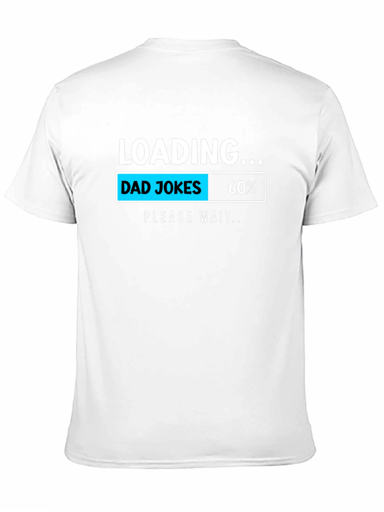 Black Dad Jokes Loading T-Shirt - 60% Complete! view 11
