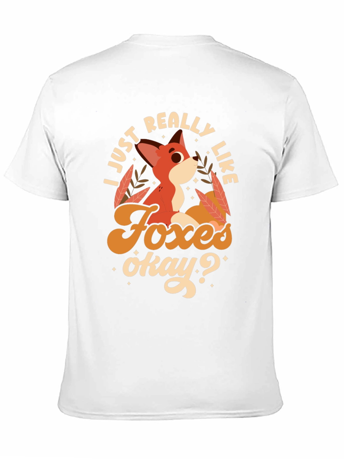 Black Fox Lover's Tee: I Just Really Like Foxes Okay? view 11