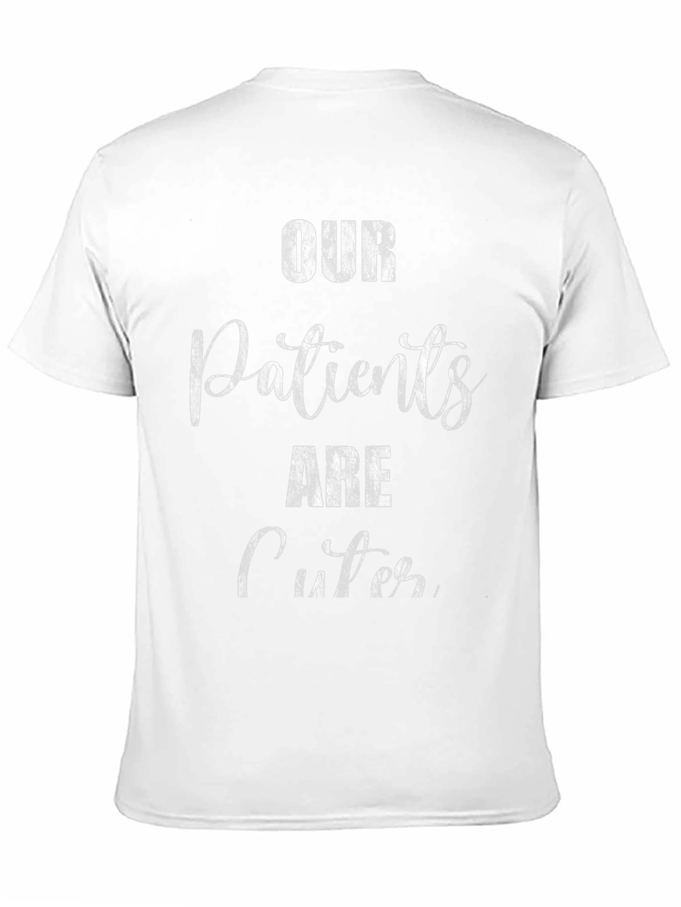 Black Our Patients Are Cuter Graphic T-Shirt view 11