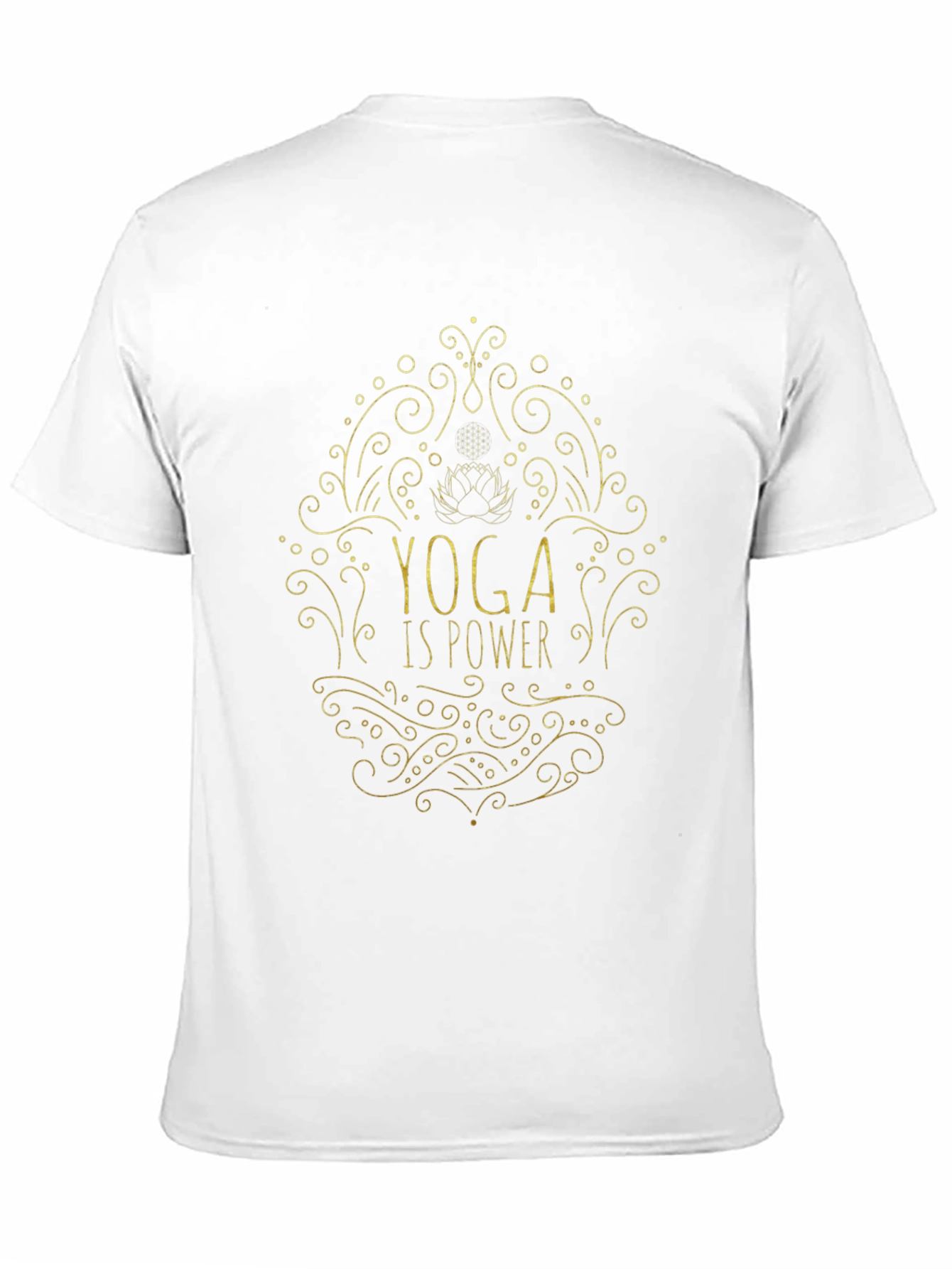 Yoga Is Power Tee - Black Graphic T-Shirt - 11