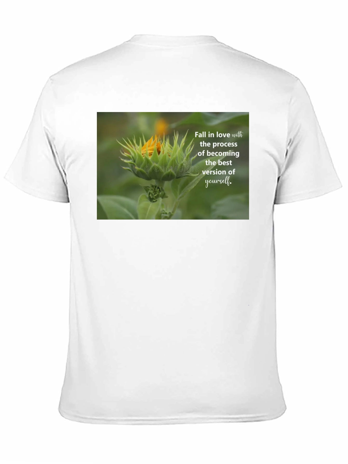 Black Inspirational Sunflower Graphic T-Shirt - Black view 11
