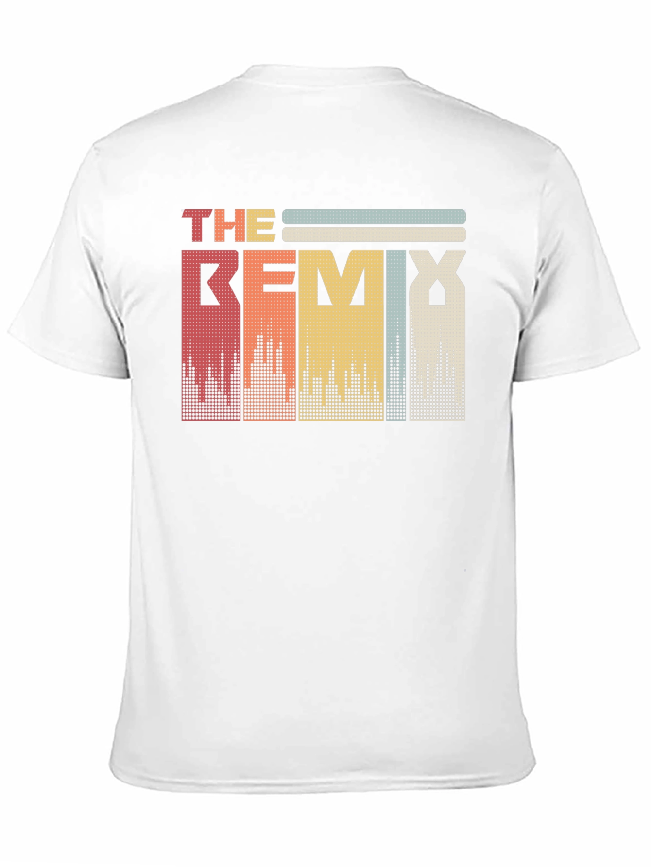 Black Retro Remix Graphic T-Shirt view 11