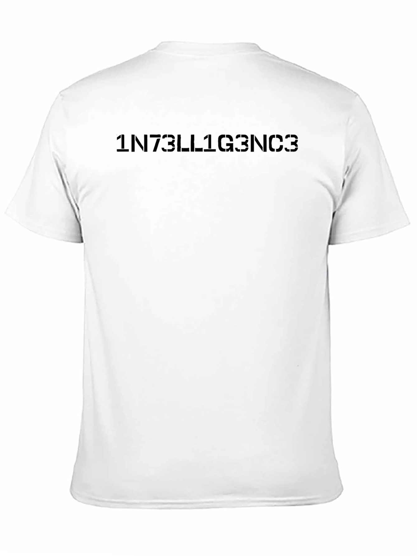 Black Intelligence T-Shirt - Novelty Graphic Tee view 11