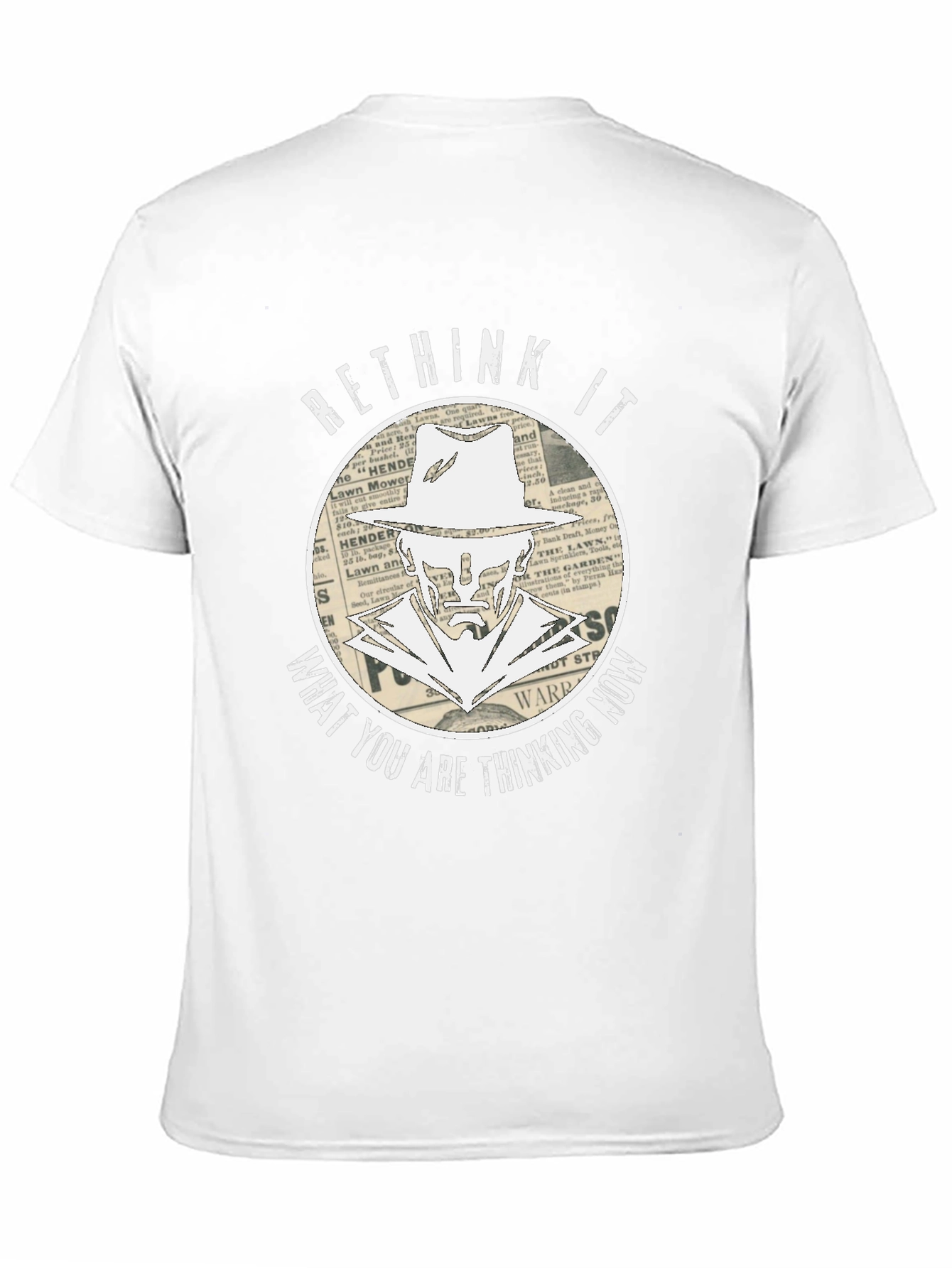 Black Rethink It Graphic T-Shirt - Stylish Design view 11