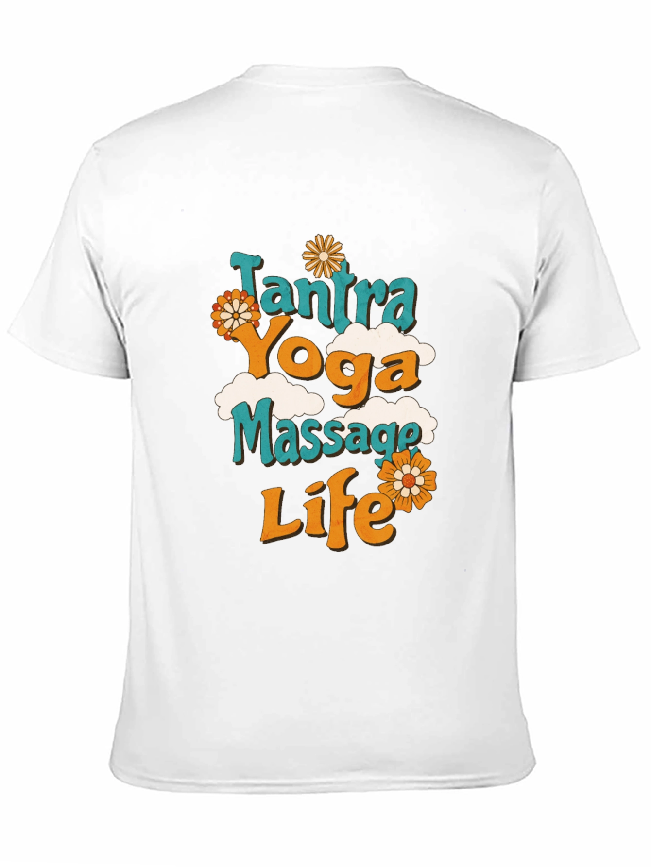 Black Tantra Yoga Massage Life Graphic Tee view 11