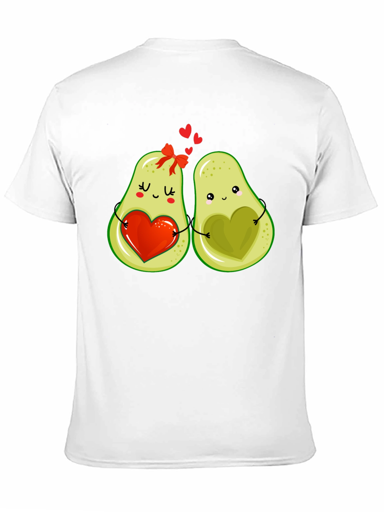 Black Avocado Love T-Shirt - Cute Couple Graphic Tee view 11